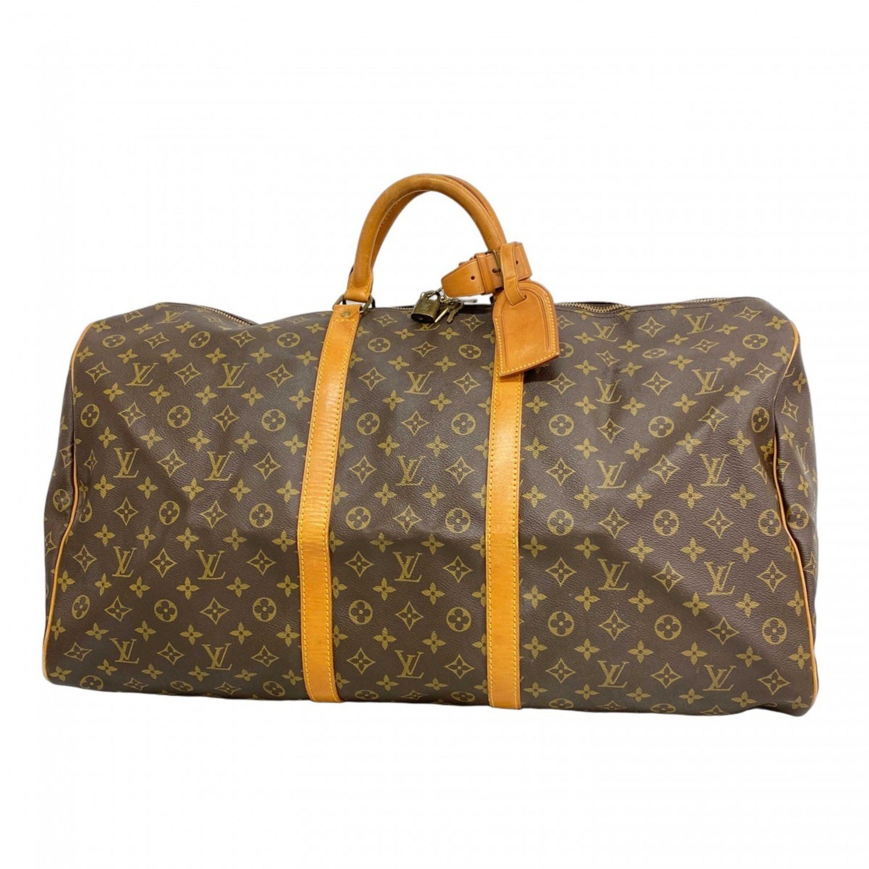 Louis Vuitton Monogram Keepall 60 Boston Bag Men's and