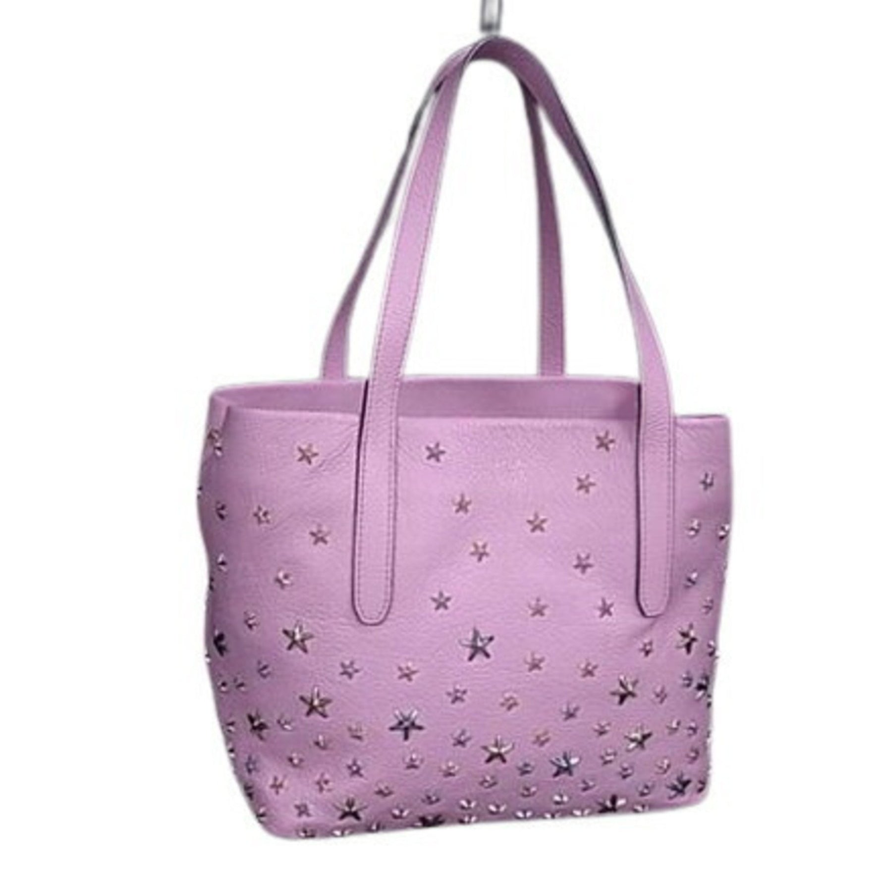 Jimmy Choo Sophia S Tote Bag - Leather with Star Studs