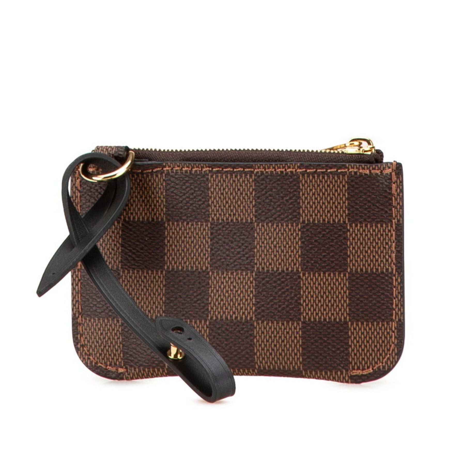 Louis Vuitton Damier Belmont NV MM with attached pouch, wallet/coin case brown multicolor