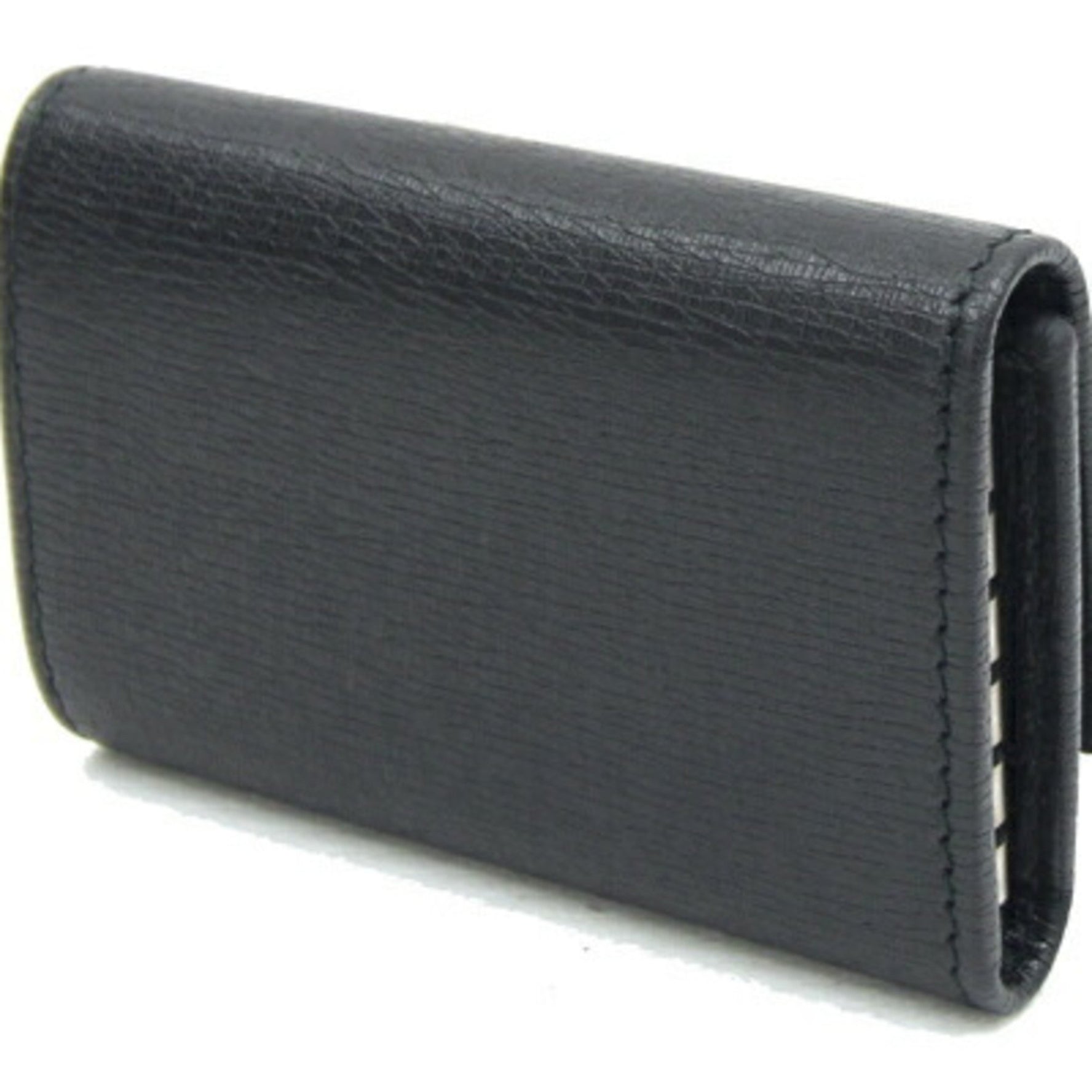 Gucci Case Interlocking G Leather Keys Men Women