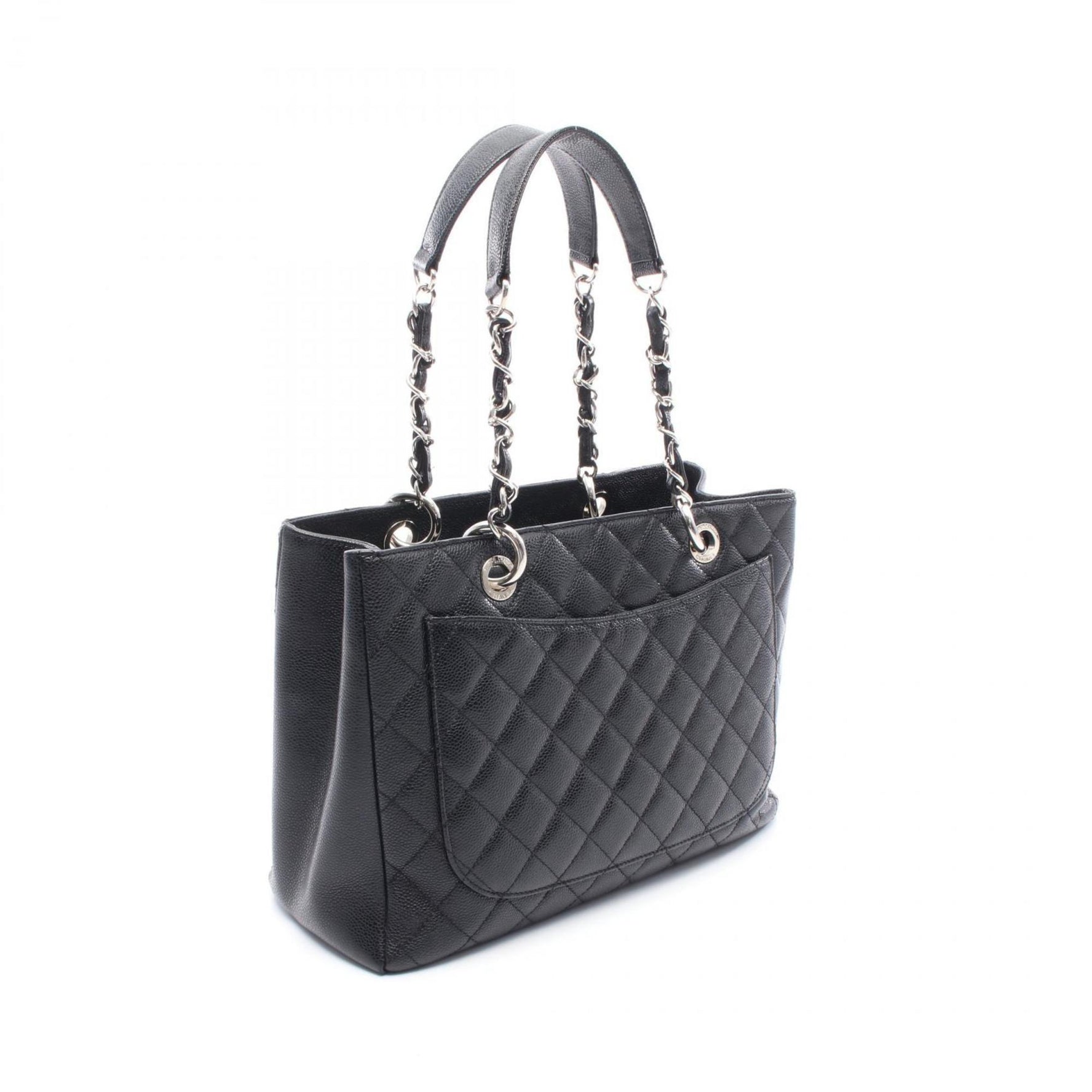 CHANEL Matelasse Grand Shopping GST Tote Bag in Calfskin Leather