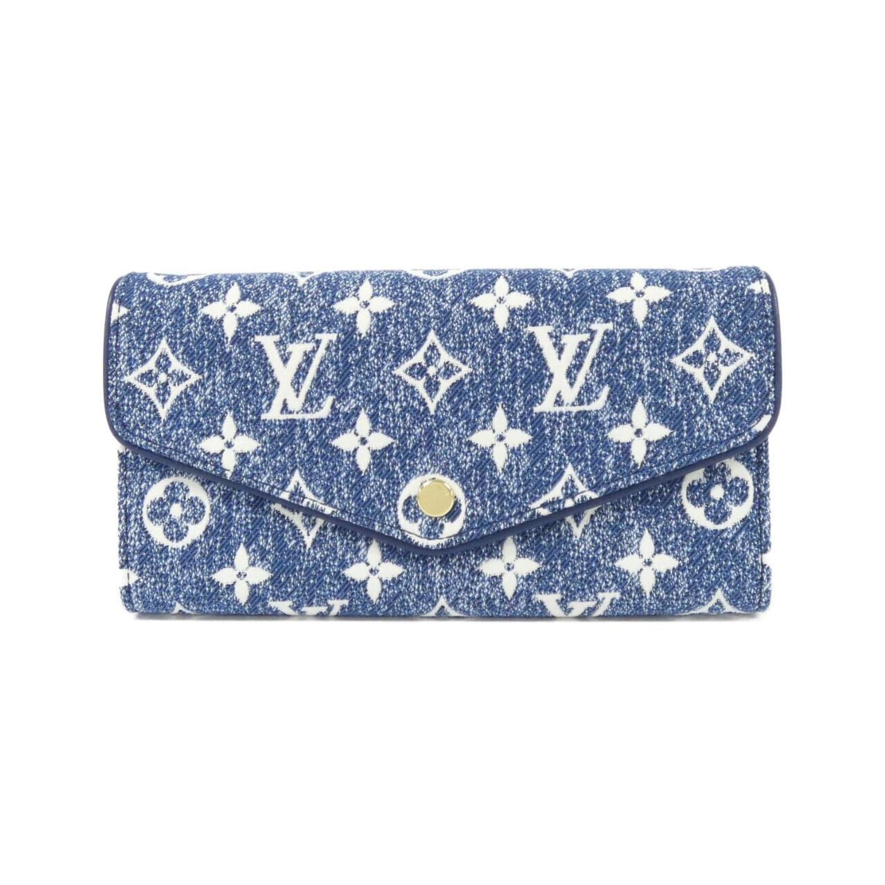 Louis Vuitton Monogram Jacquard Denim Portefeuille Sarah Wallet