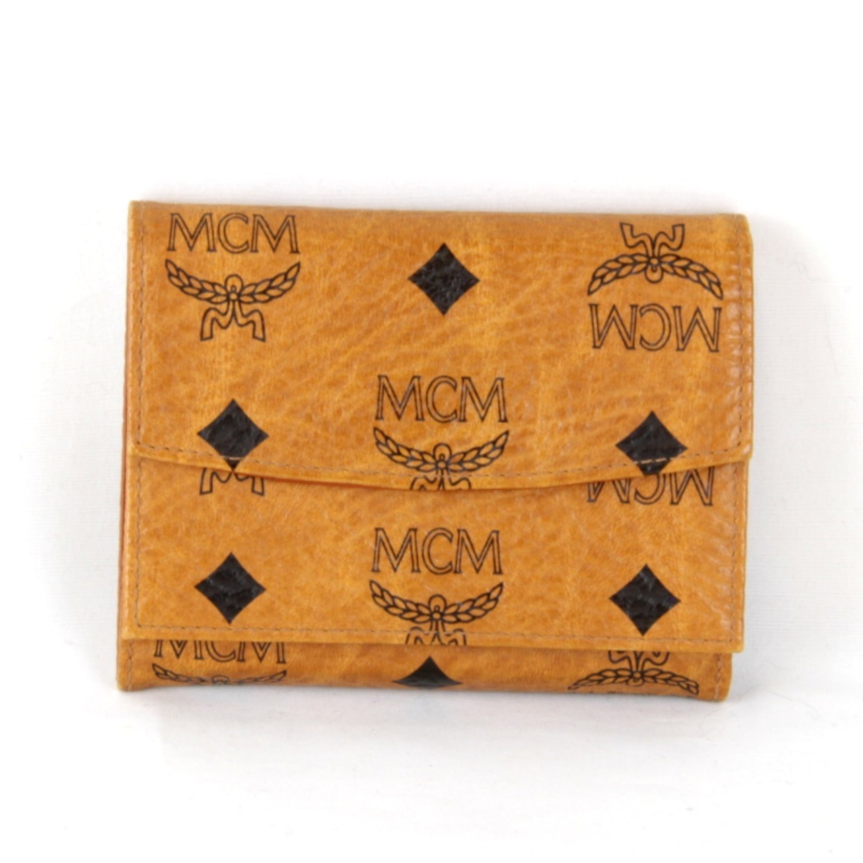 MCM Tri-fold Wallet Leather