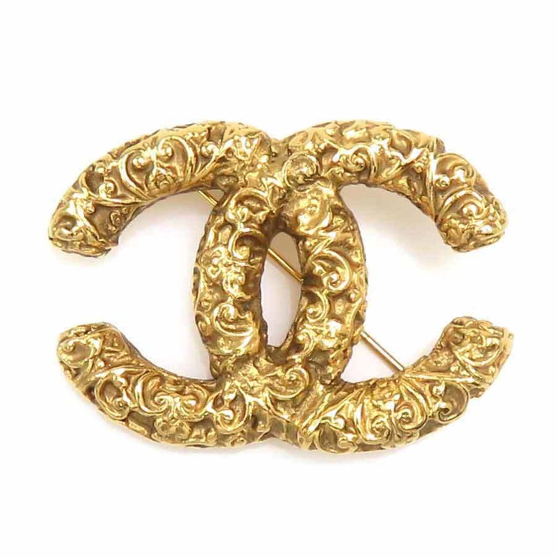 CHANEL Coco Mark Metal Brooch