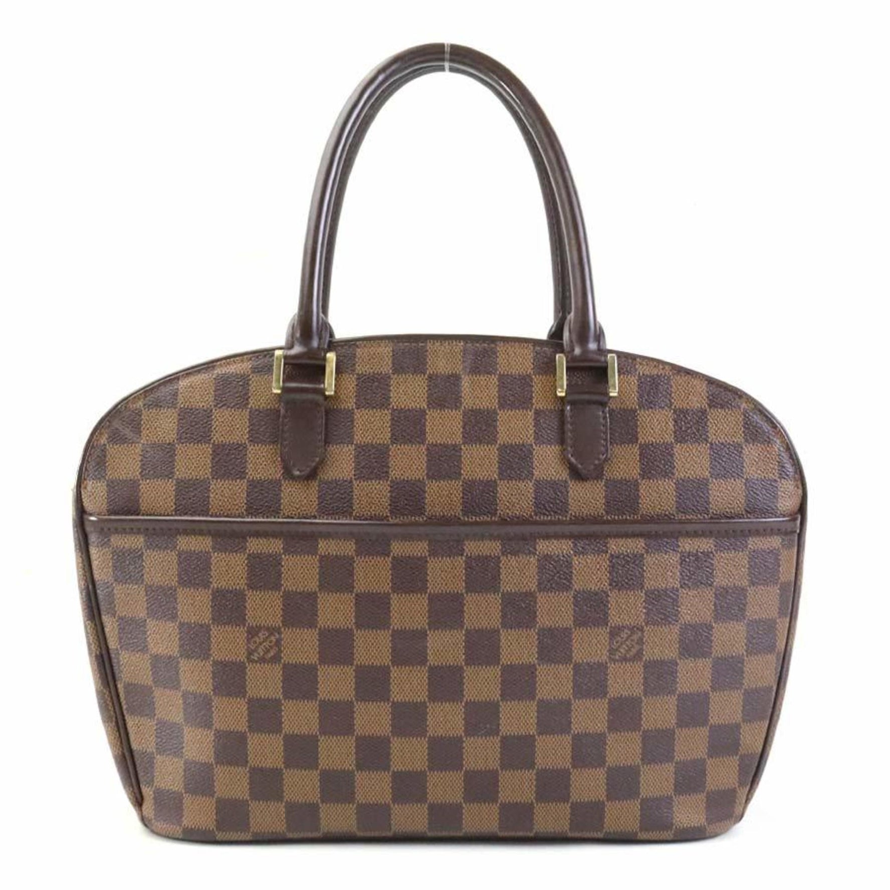 Louis Vuitton Handbag Damier Saria Horizontal Canvas Gold