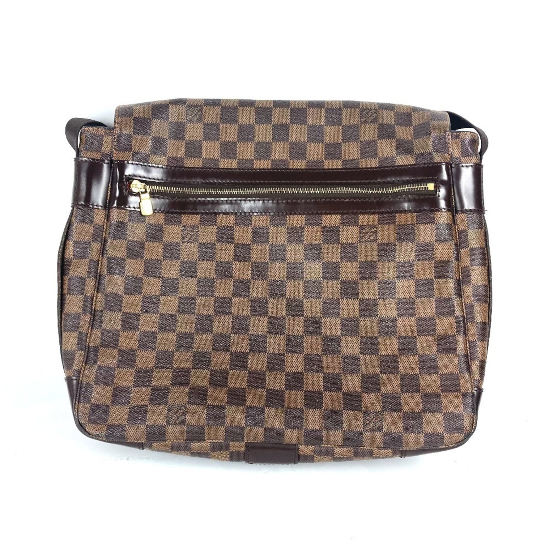 Louis Vuitton Damier Bastille Crossbody Bag Flap Shoulder Canvas Men's Ebene Brown