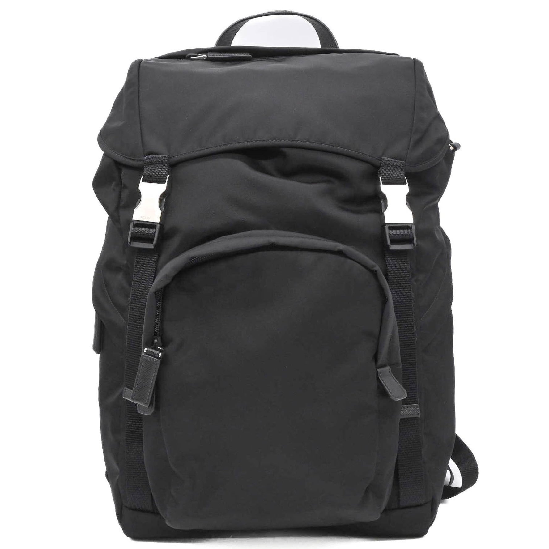 PRADA Prada Nylon Tessuto Black Backpack Bag for Men and Women, 2vz062