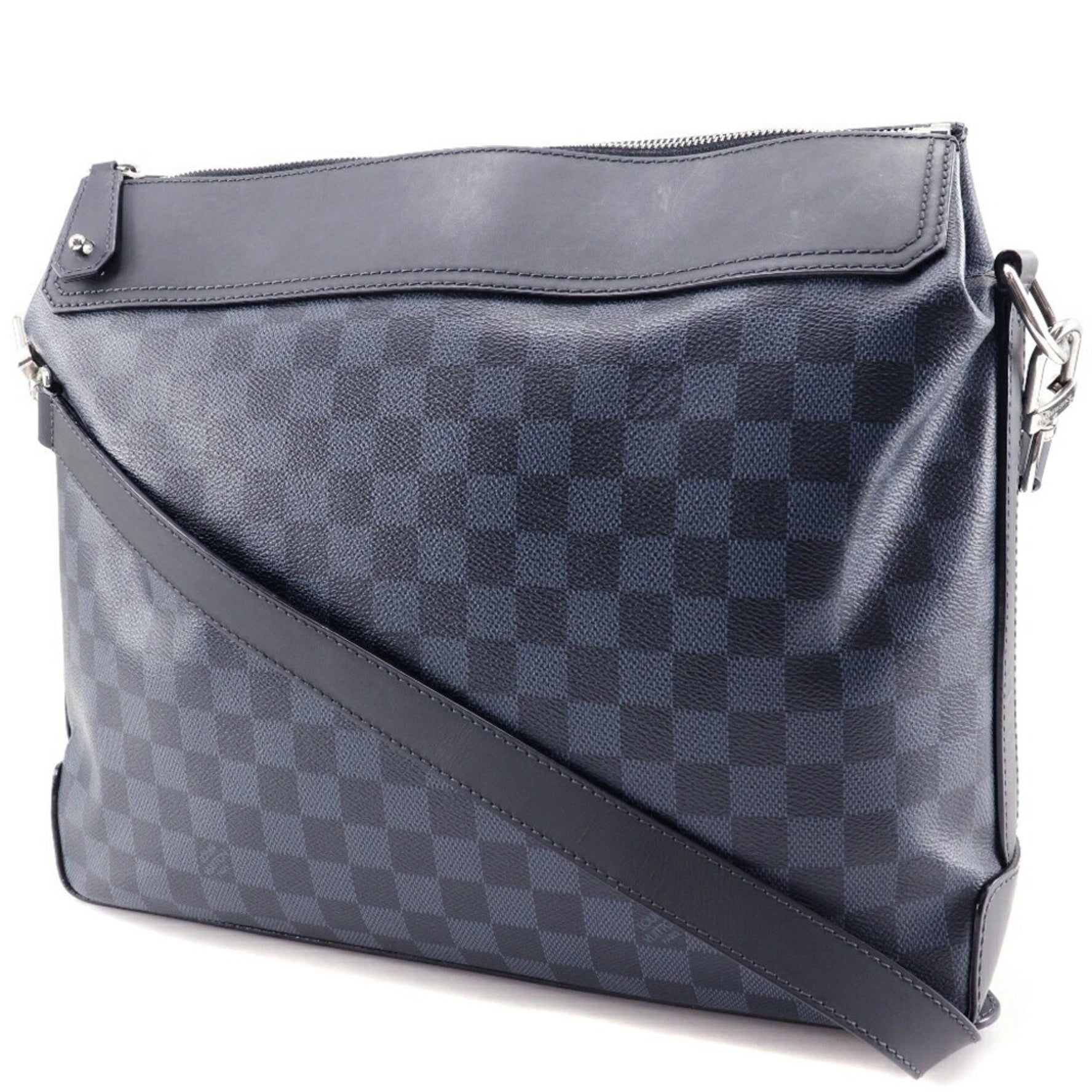 Louis Vuitton Greenwich Shoulder Bag x Damier Cobalt 2014 Black/Navy