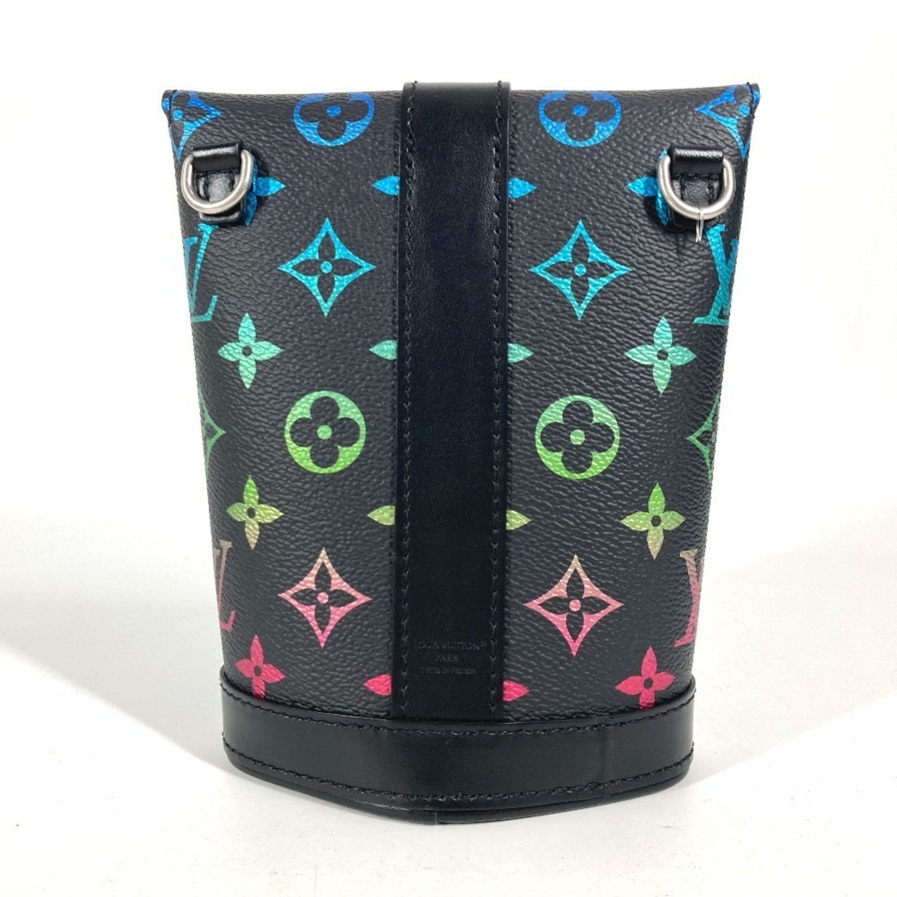 Louis Vuitton Monogram Gradient Envelope Pouch Bag Pochette Flap Spring/Summer Collection Shoulder Leather Black Like New