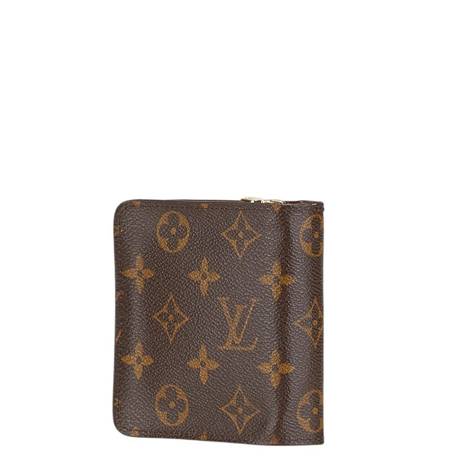 Louis Vuitton Monogram Compact Zip Bi-fold Wallet PVC Leather