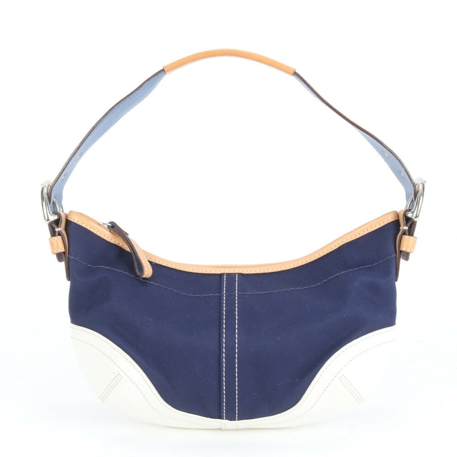 Coach Small Hobo Leather Shoulder Bag/Tote/Handbag 4431 Two-Tone Women's