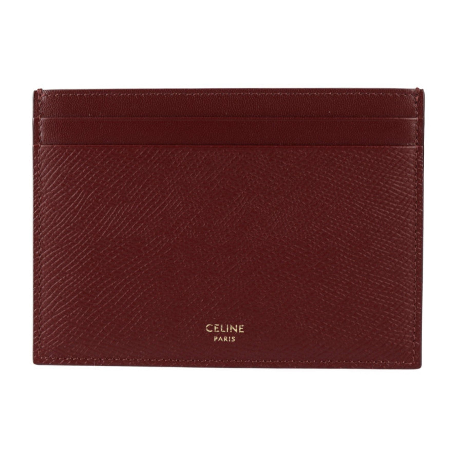 CELINE Multi-function Card Holder Business Holder/Card Case Calf Leather Pass