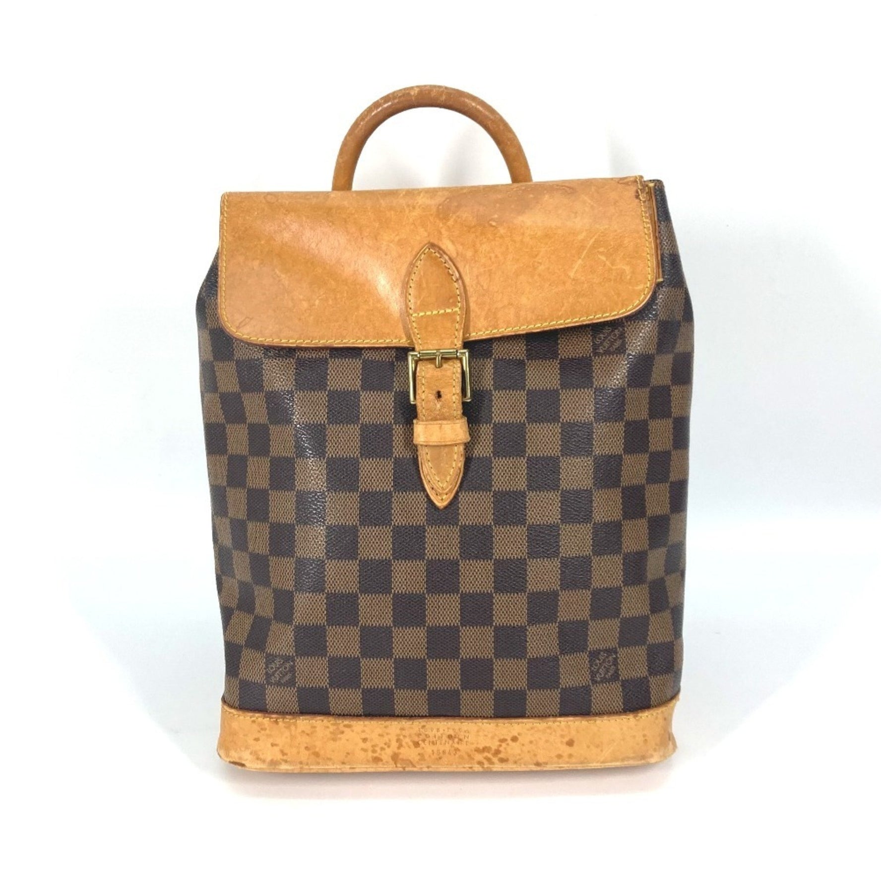 Louis Vuitton Damier Harlequin Anniversary Limited Edition Backpack Bag Rucksack Canvas Ebene Brown