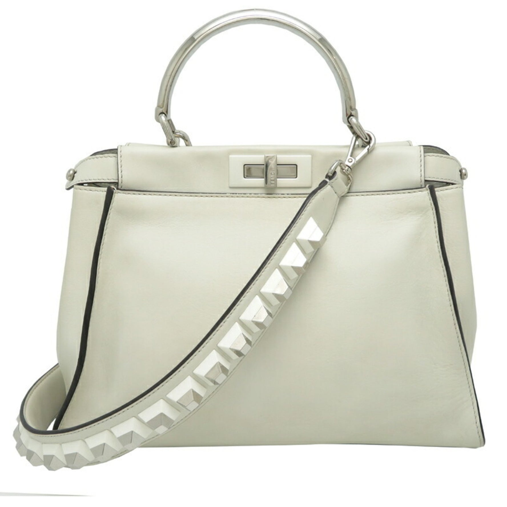 Fendi Peekaboo Medium Handbag Leather