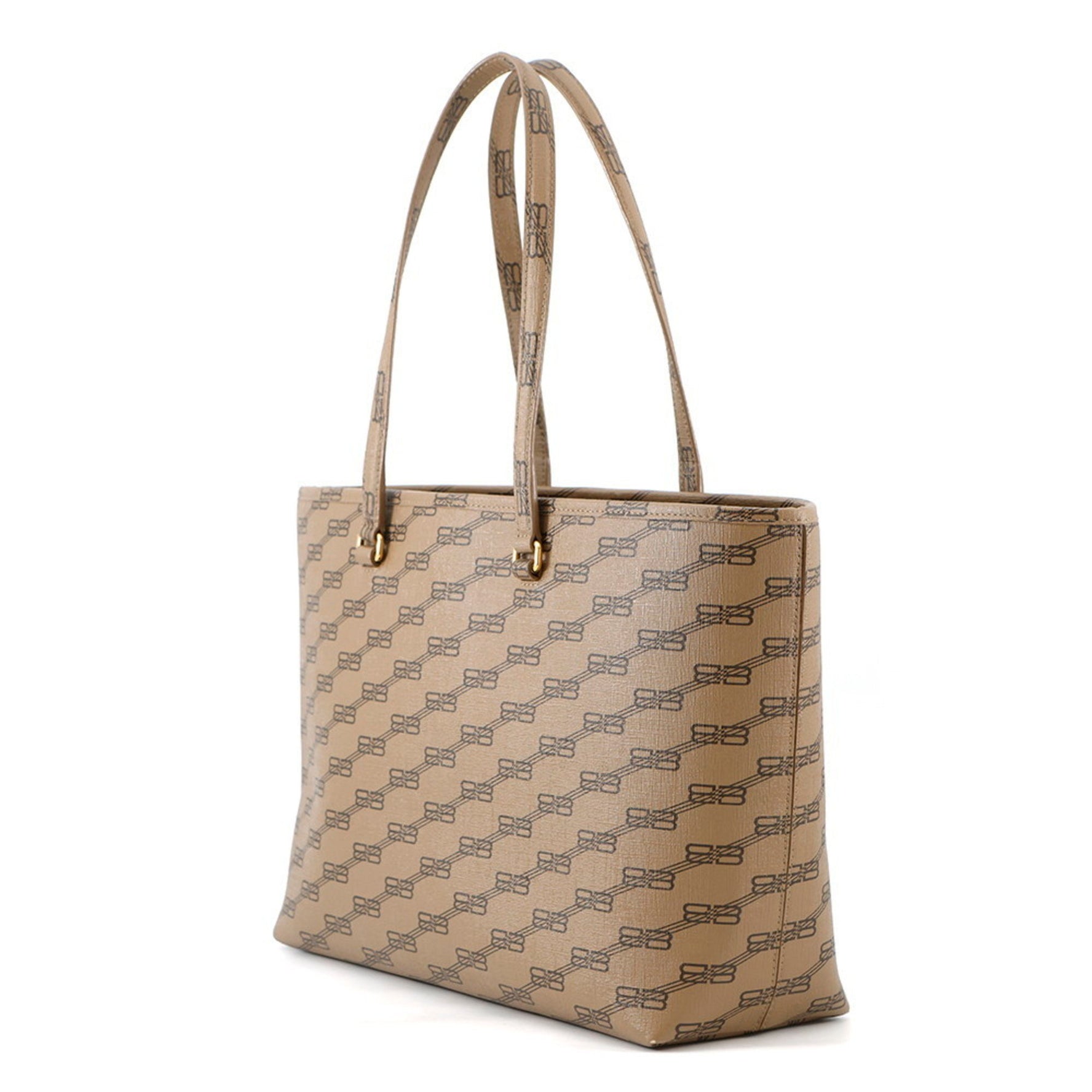 Balenciaga BB Monogram Signature Shopper Tote Bag