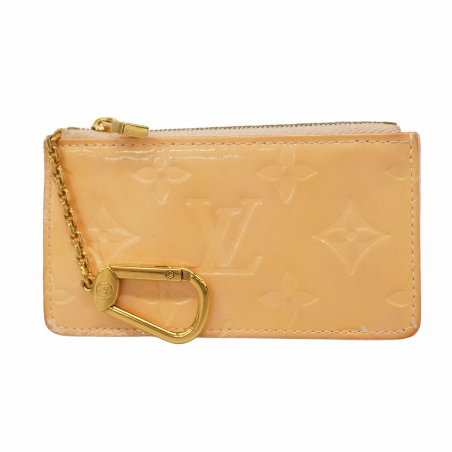 Louis Vuitton Vernis Pochette Cle Wallet/Coin Case Marshmallow