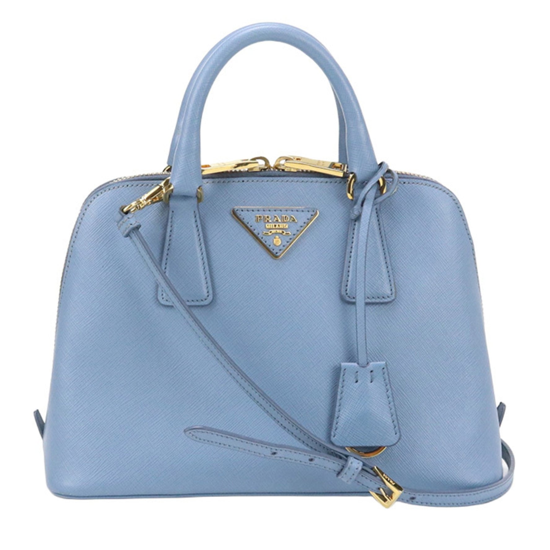 PRADA Handbag Saffiano Leather