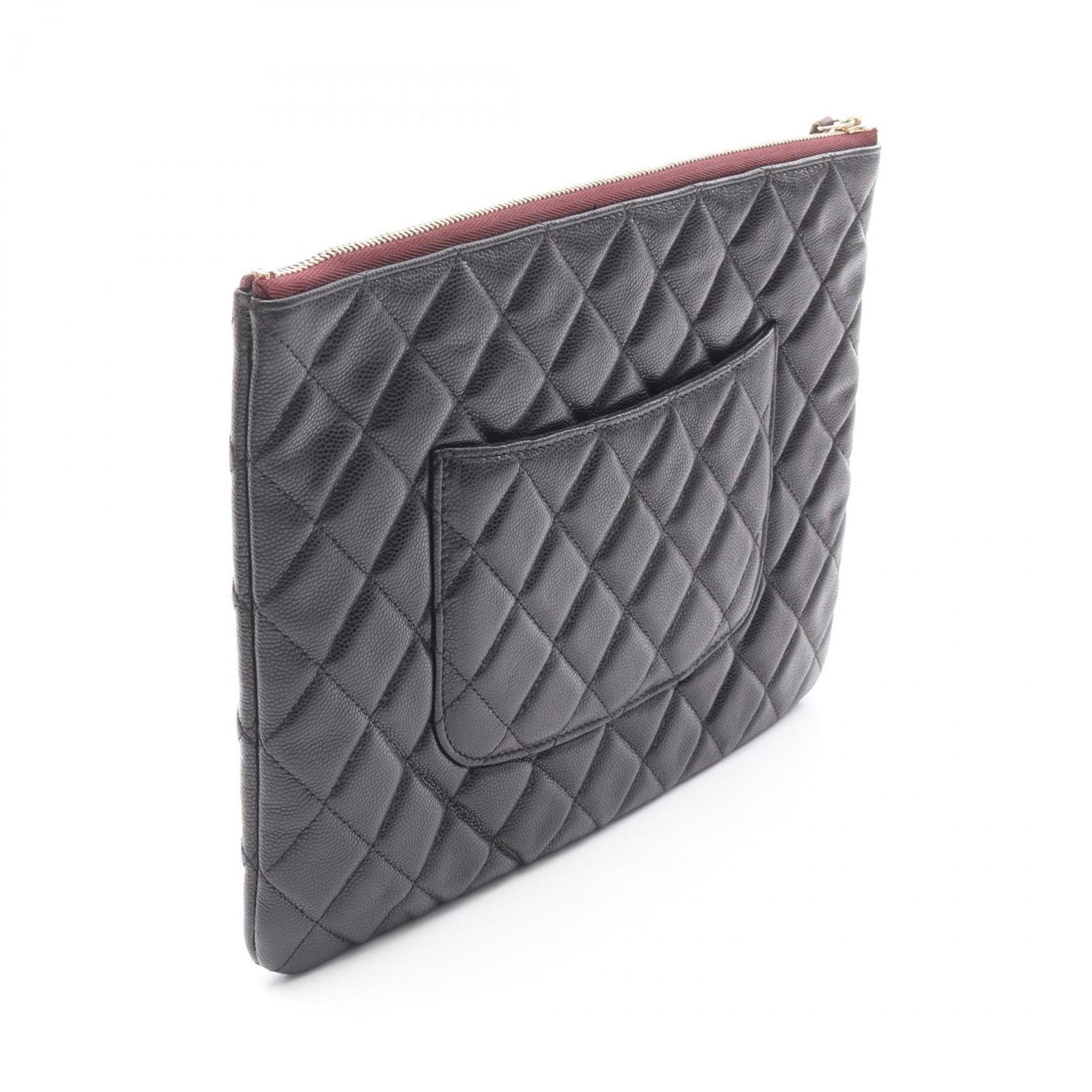 CHANEL Matelasse Second Bag/Clutch Bag, Leather