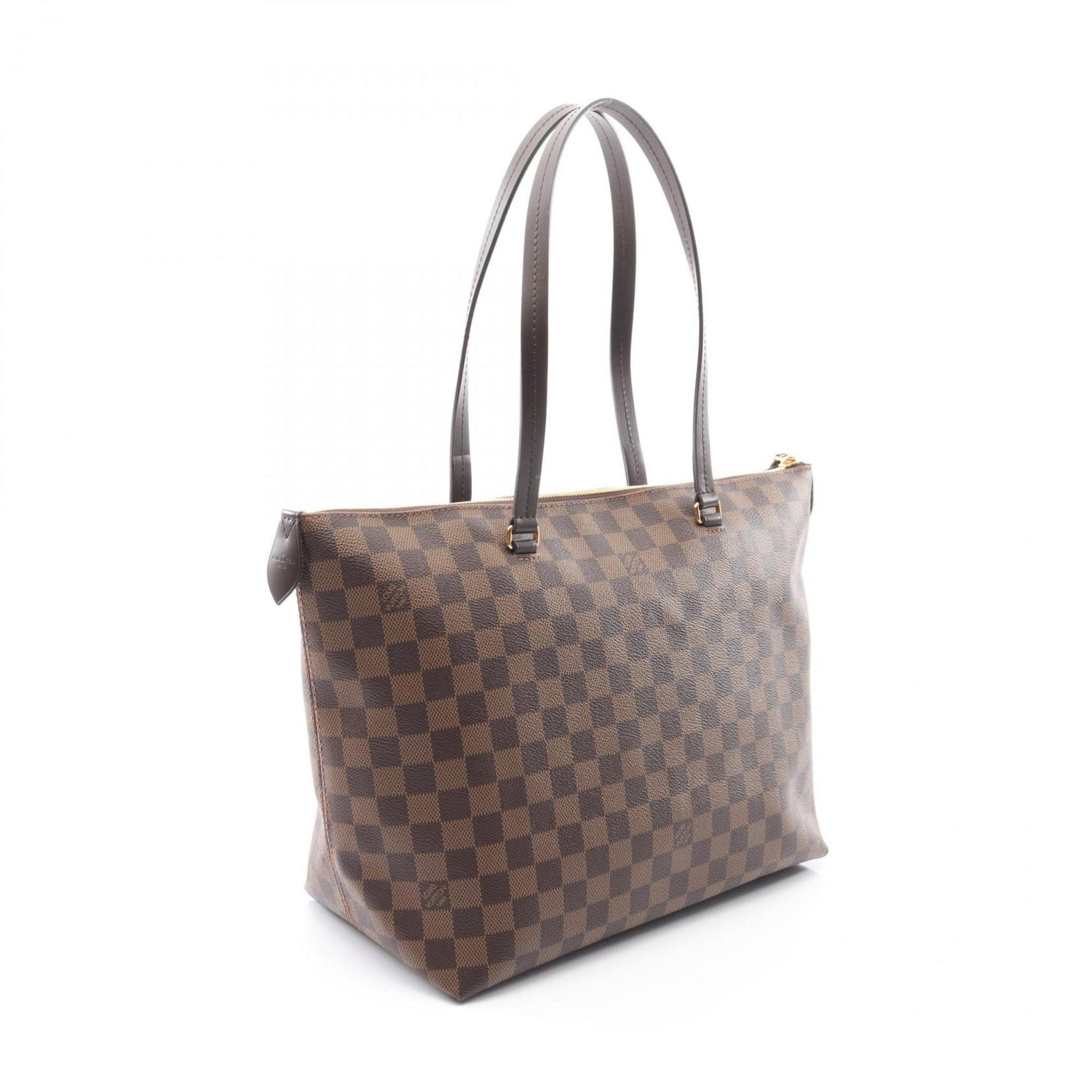 Louis Vuitton Iena MM Tote Bag, Coated Canvas and Leather with Damier Finish