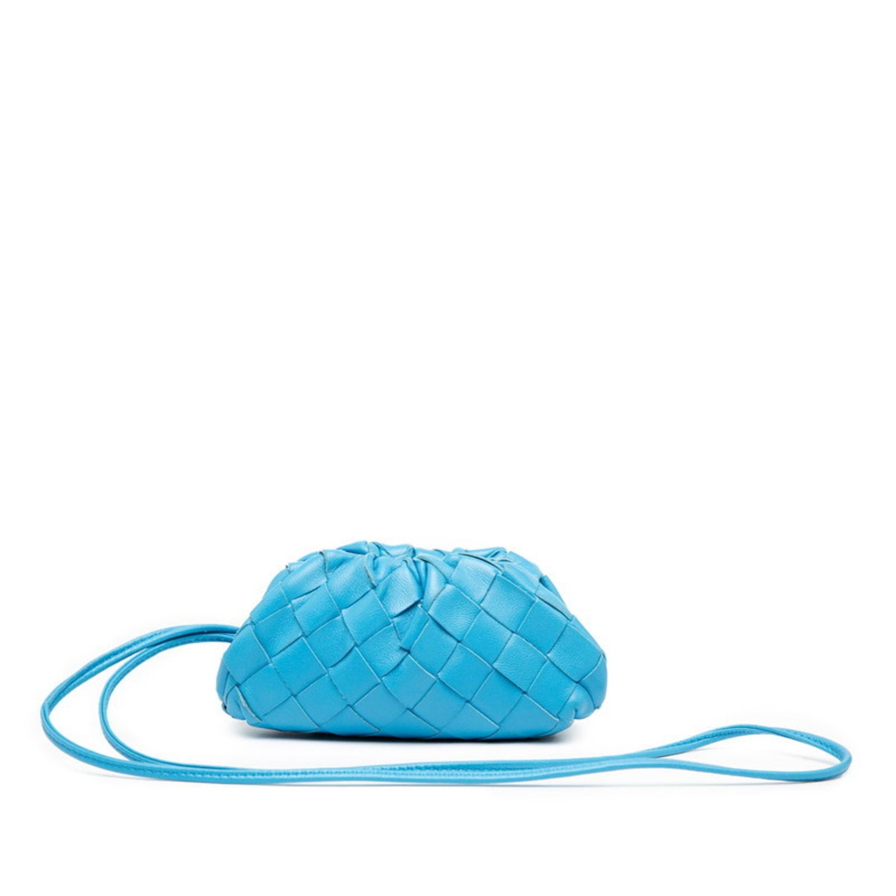 Bottega Veneta Intrecciato The Pouch Shoulder Bag in Leather