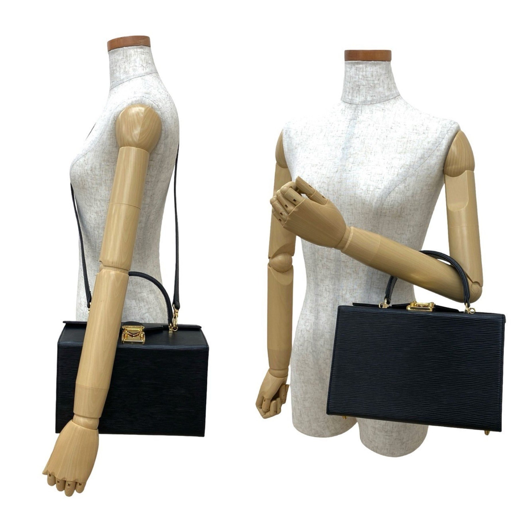 FENDI Logo Hardware Epi Leather Genuine Handbag/Shoulder Bag