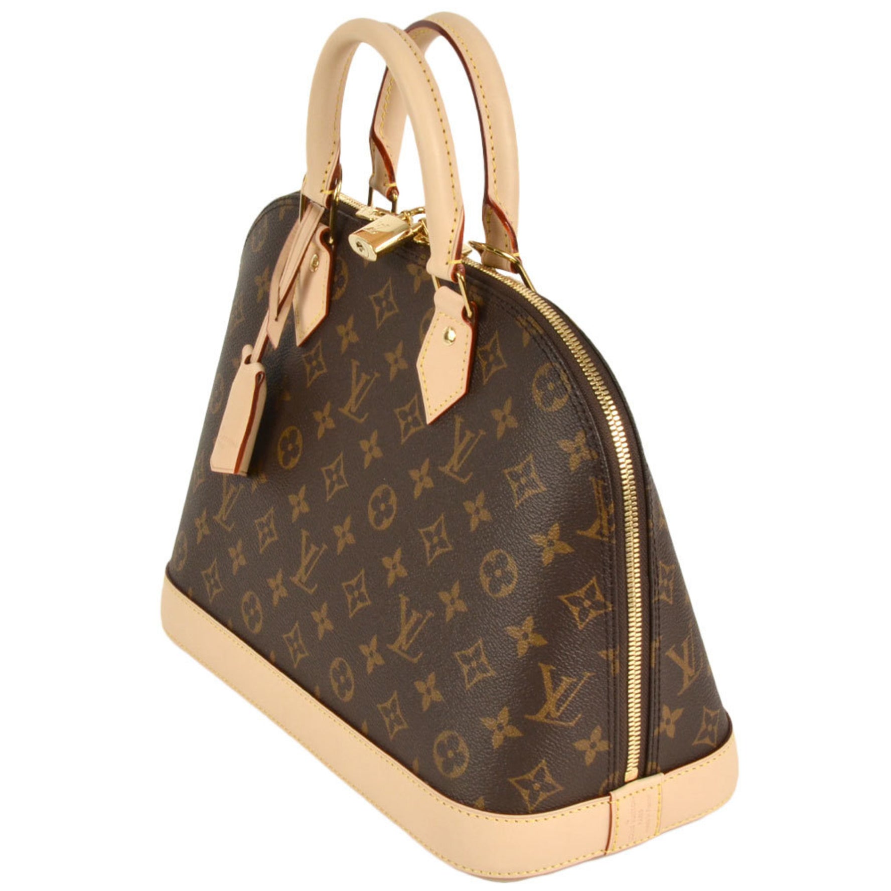 Louis Vuitton Alma PM Handbag Canvas with Built-in RFID (IC Chip)
