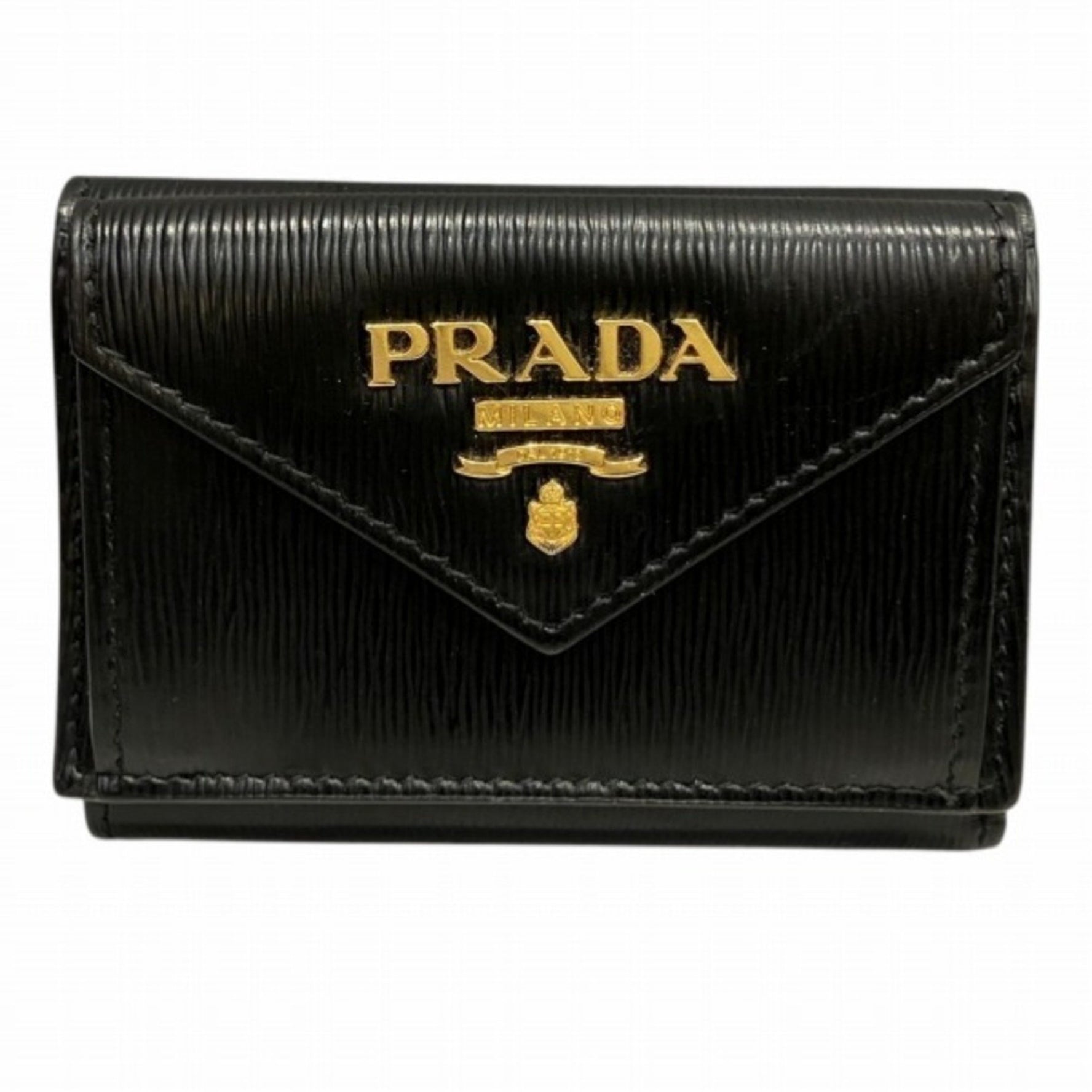 Prada Vitello Move Compact Wallet - Tri-fold