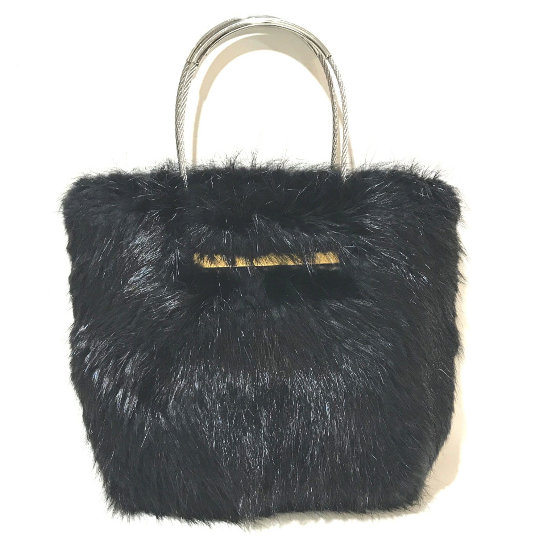 Balenciaga cable bag fur tote Hand Bag