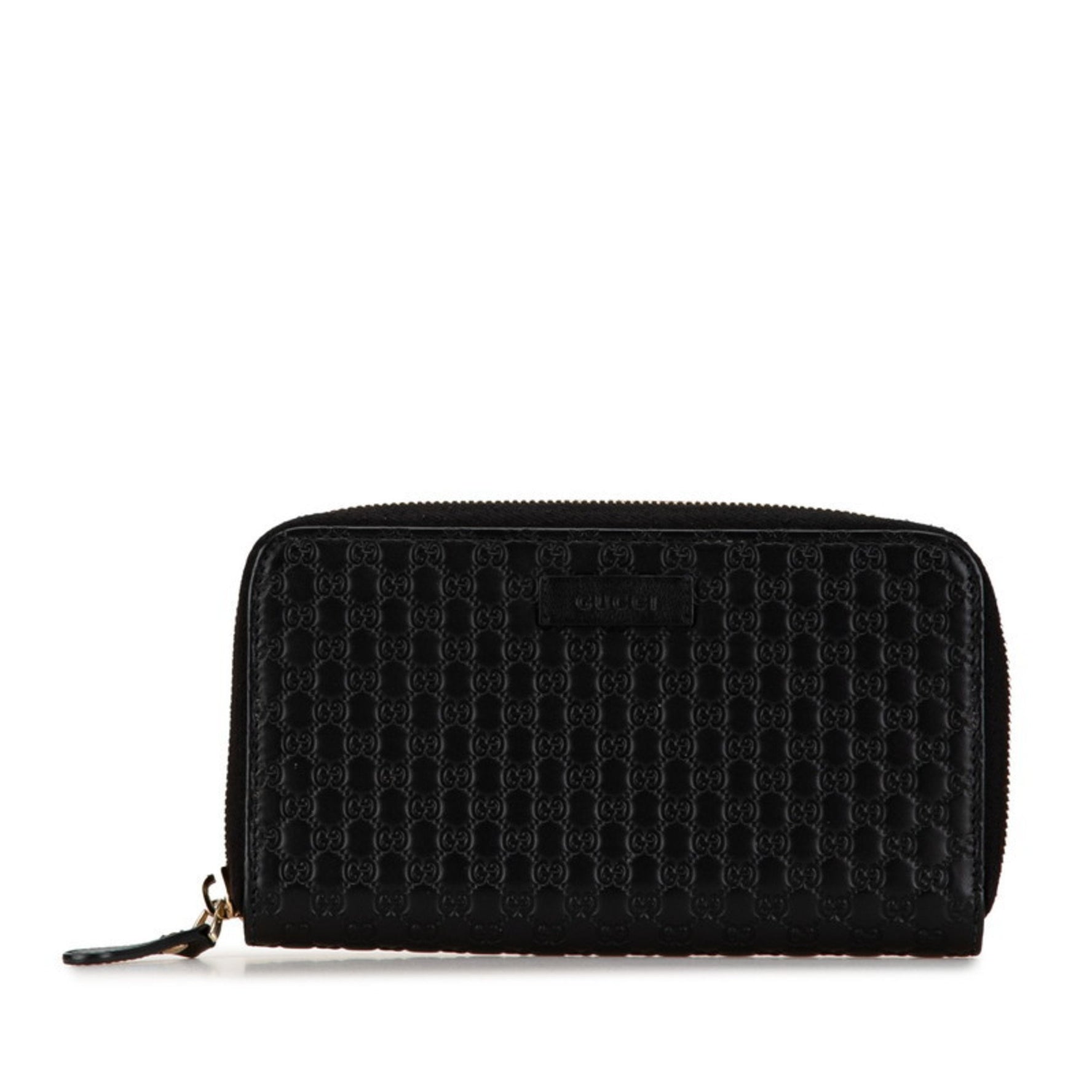 Gucci Micro Guccissima Round Long Wallet Leather