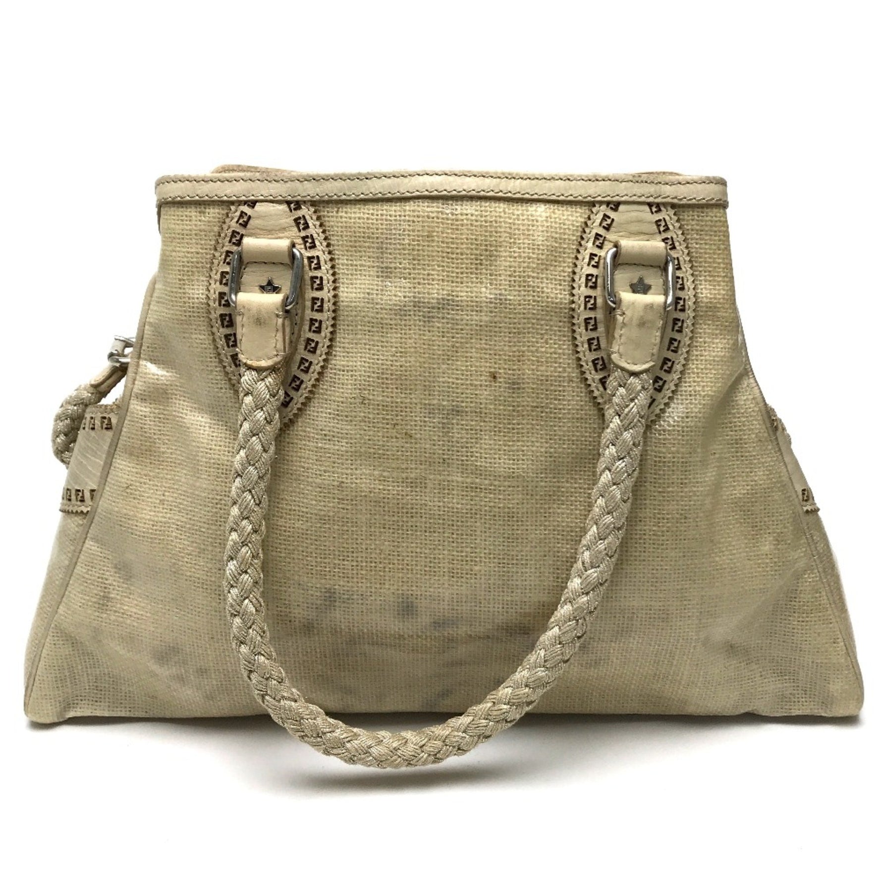 Fendi Bag Hand Bag Tote Bag natural