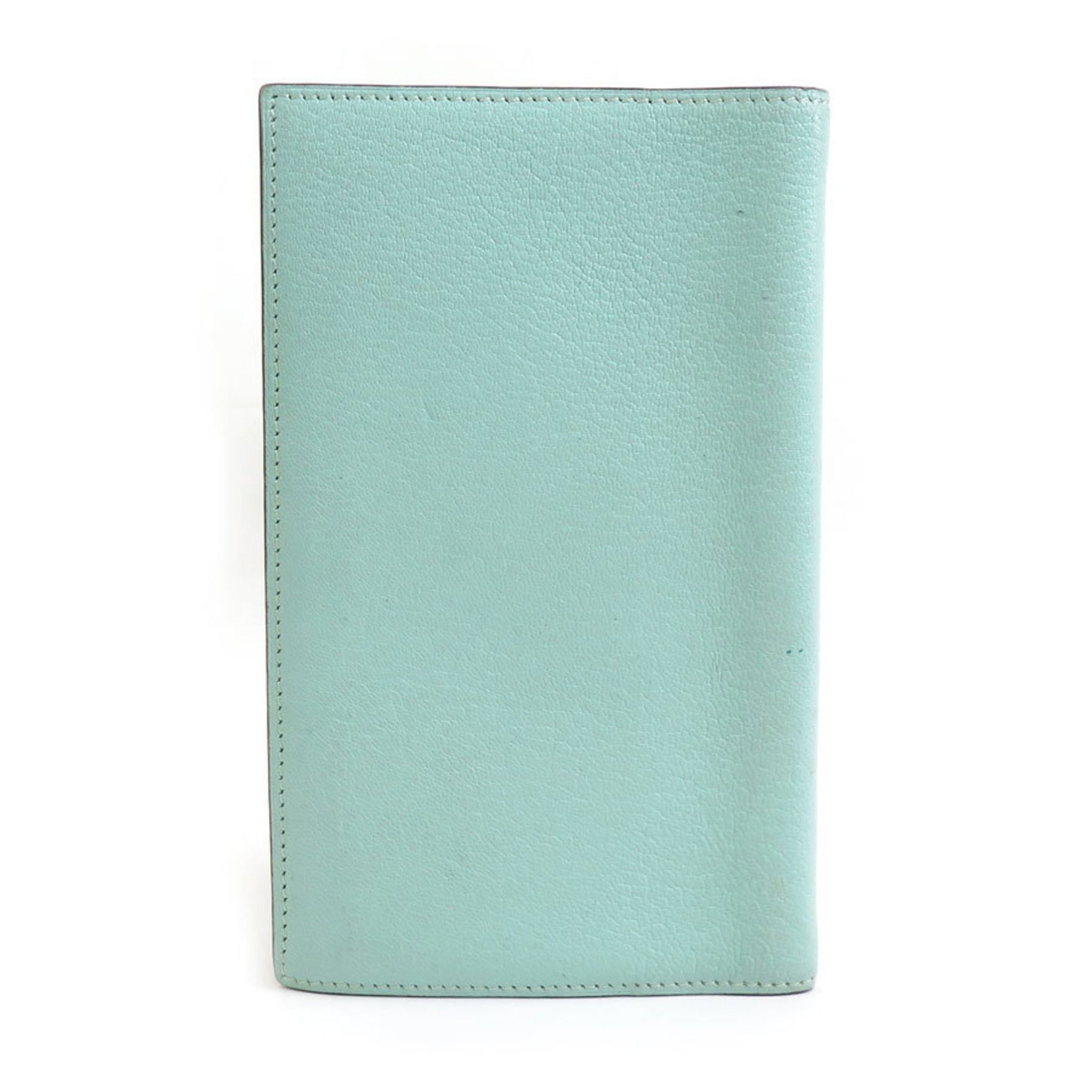 Hermes Notebook Cover Leather Ice Silver Men's