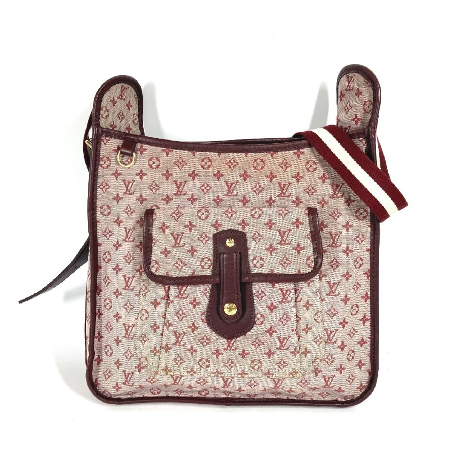 Louis Vuitton Monogram Busas Marie Kate Shoulder Bag Canvas Cerise Red