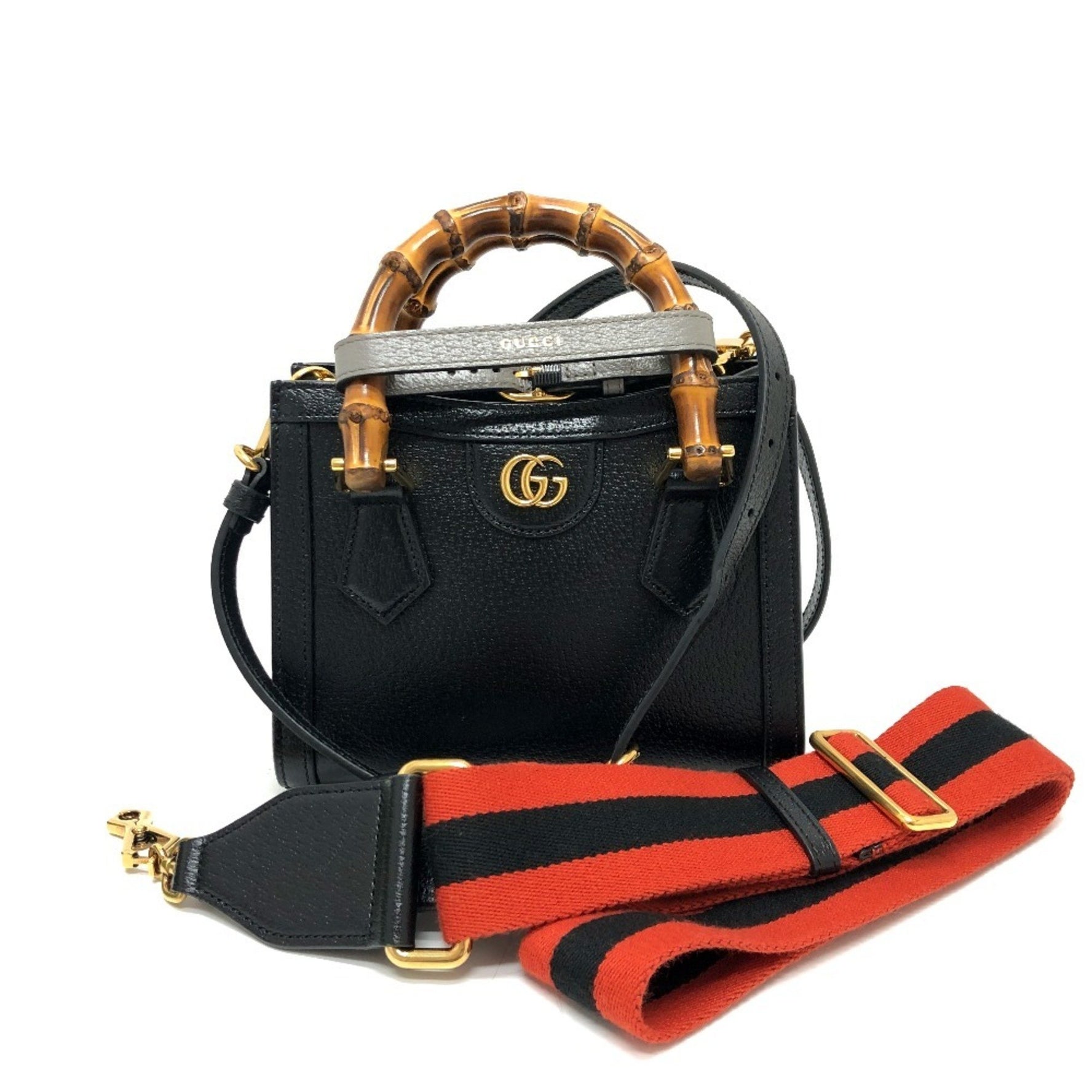 GUCCI Diana Bamboo Handbag Shoulder Bag Leather Similar