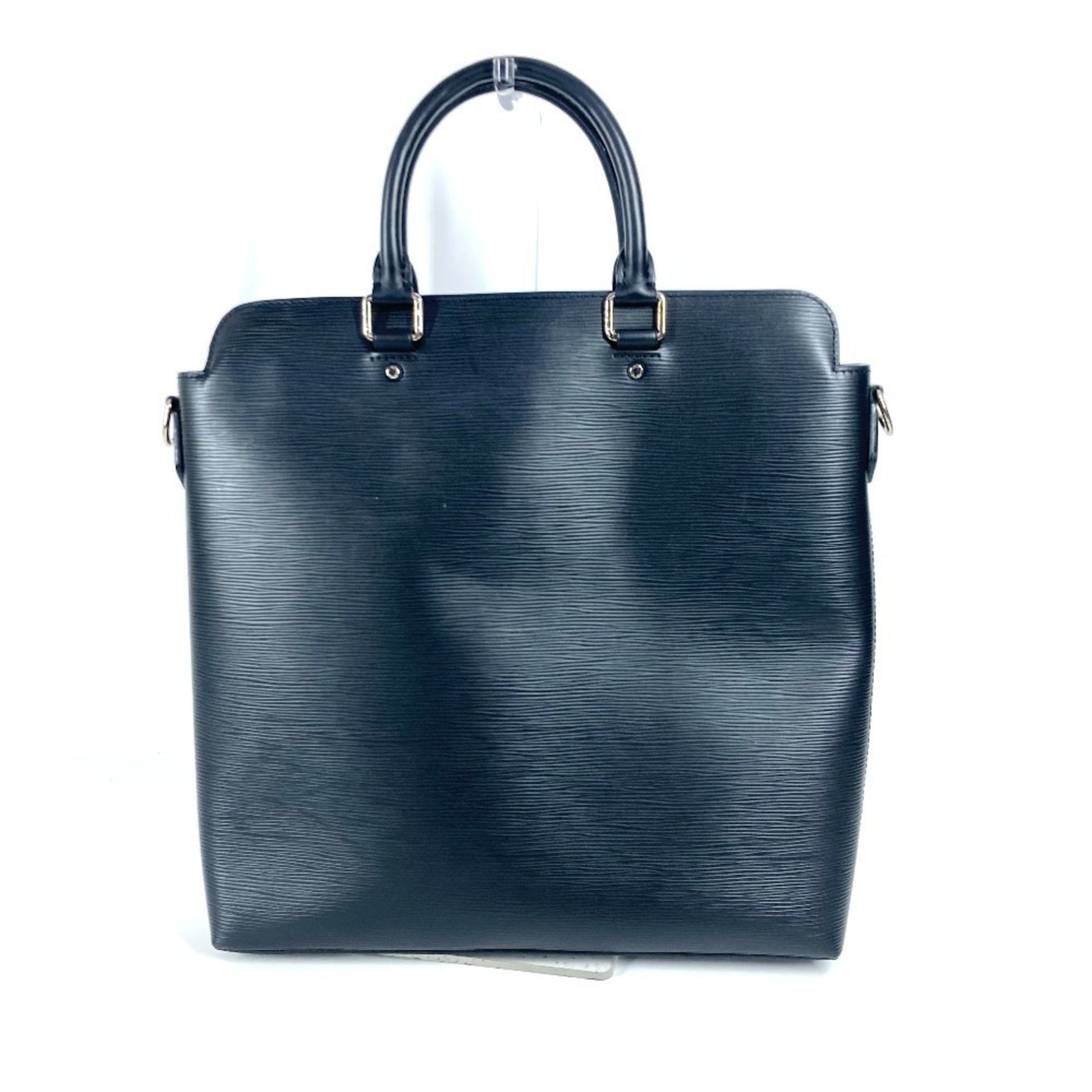 Louis Vuitton Epi Brooks Tote Bag Handbag Shoulder Business Leather Men's Noir Black