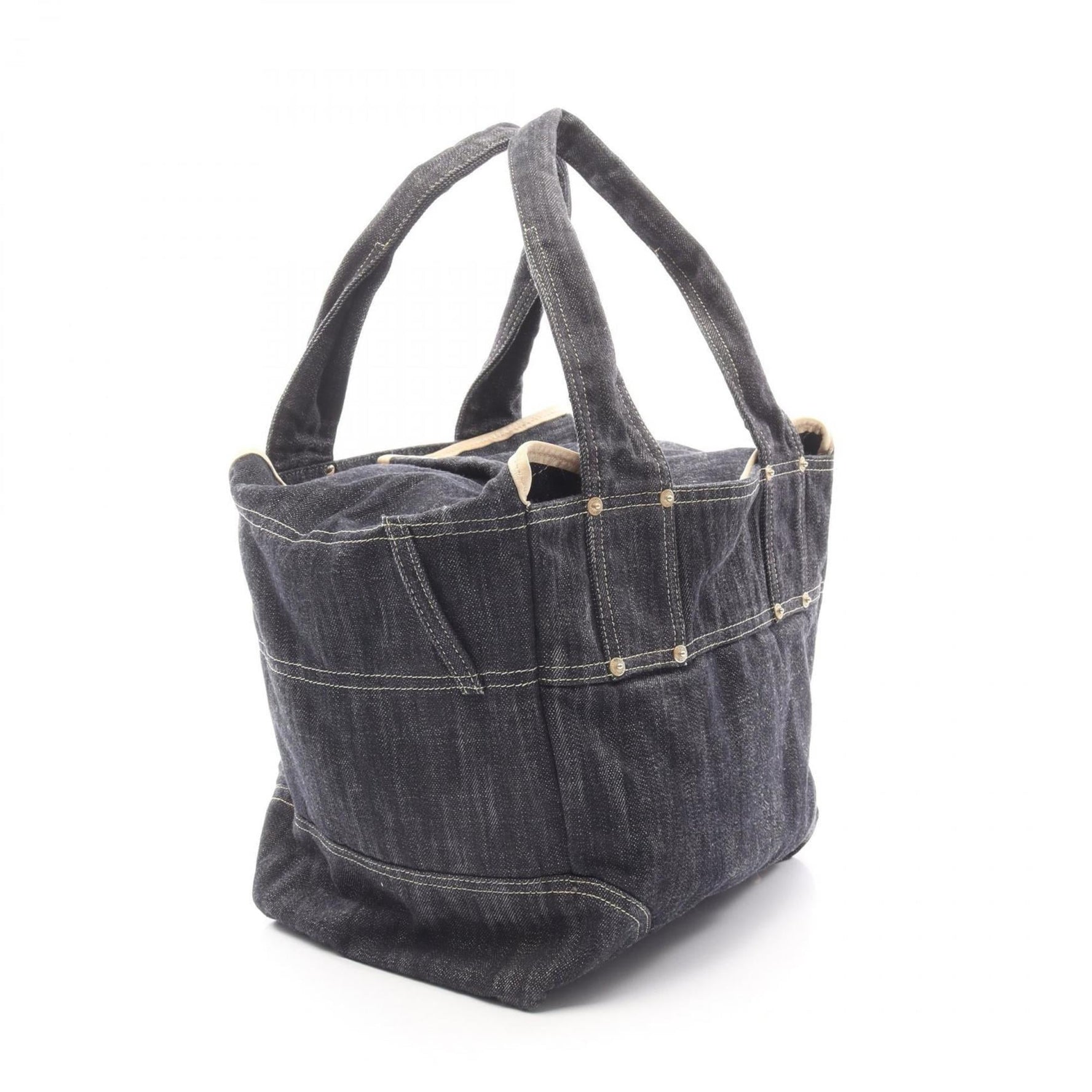 Chanel Sparkling Denim Coco Mark Tote Bag, Blue