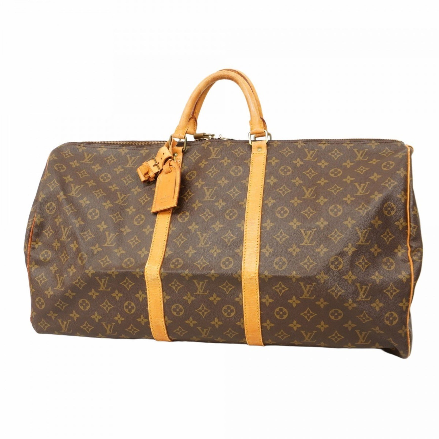 Louis Vuitton Monogram Keepall 60 Boston Bag Men's and