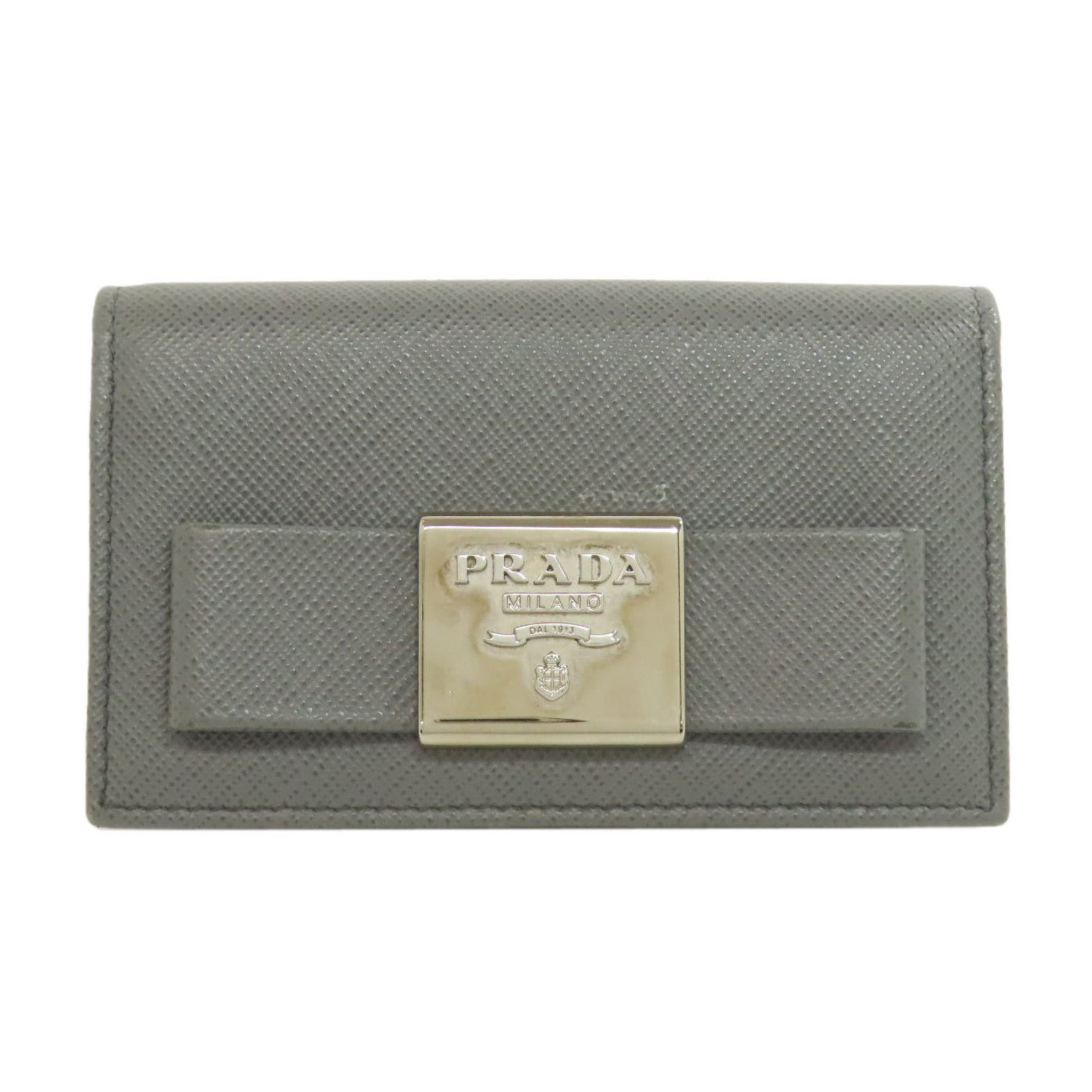 Prada Fiocco Business Card Holder/Card Case Saffiano