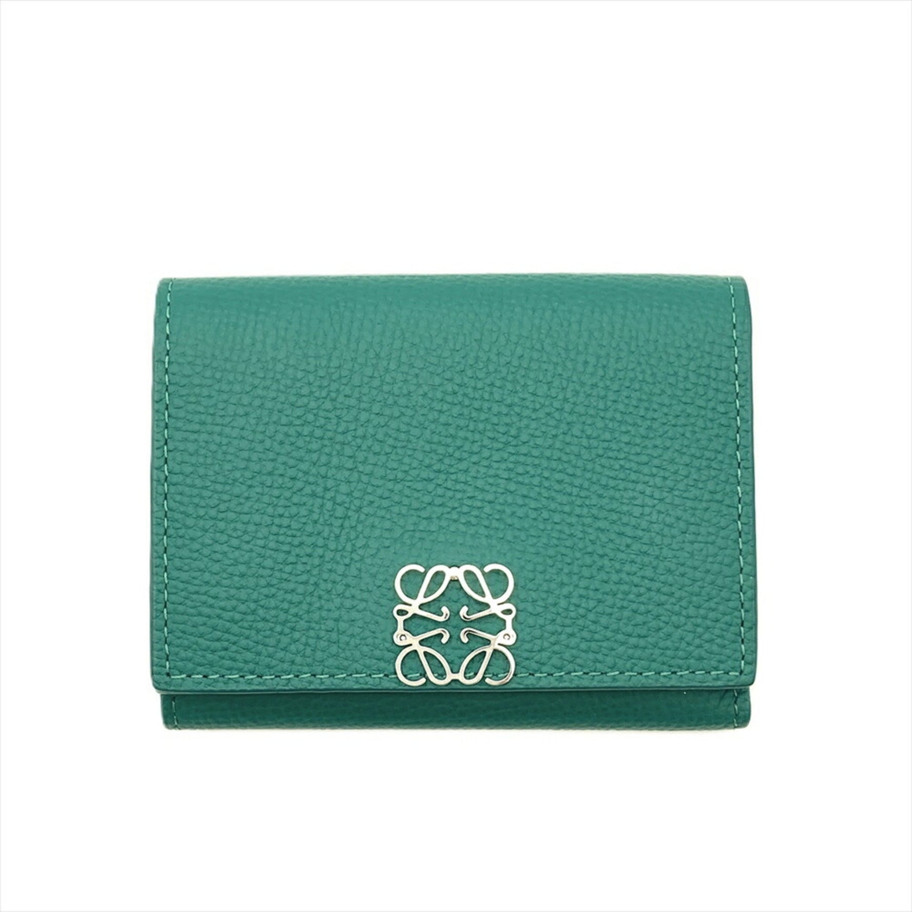 LOEWE Anagram Trifold Wallet in Grained Leather