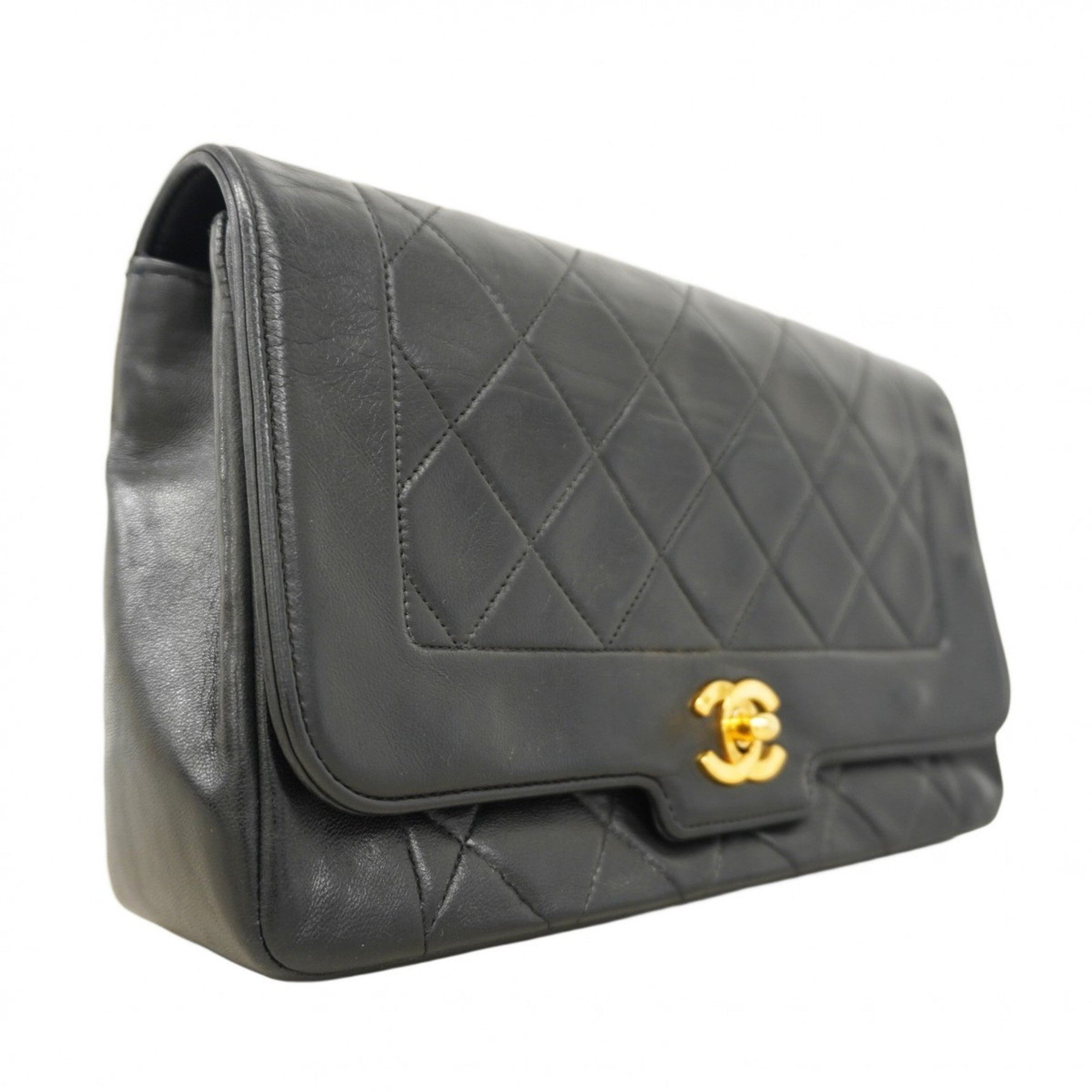 Chanel Matelasse Shoulder Bag with Chain Bag, Lambskin