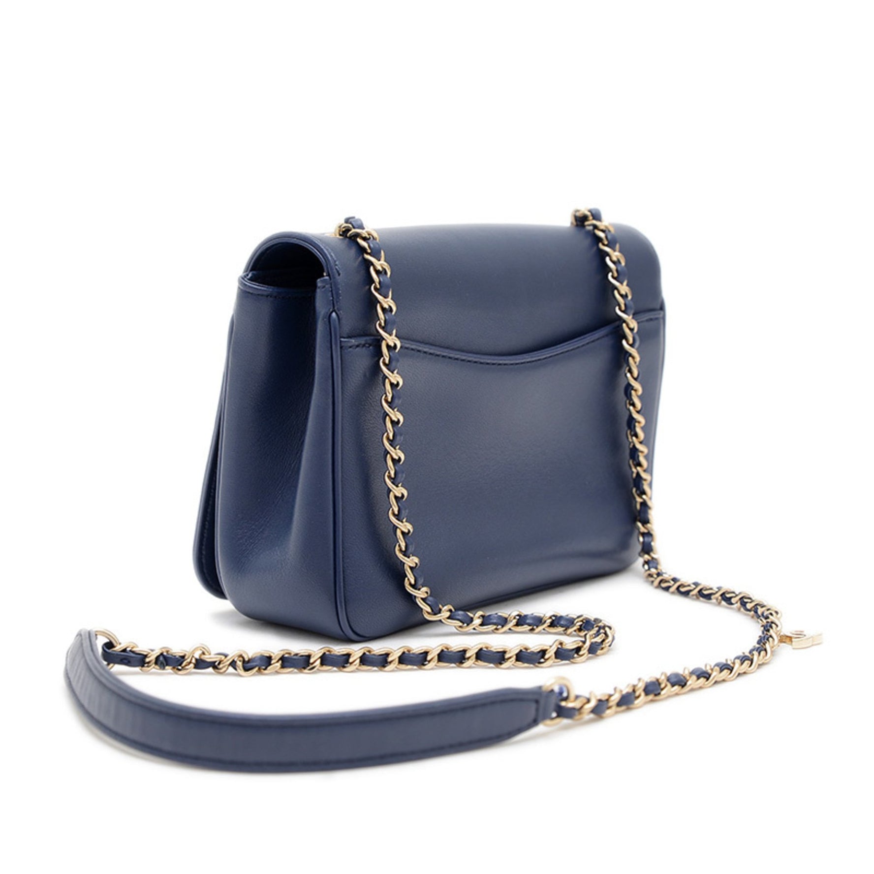 Chanel Coco Mark Mini Chain Shoulder Bag in Calfskin