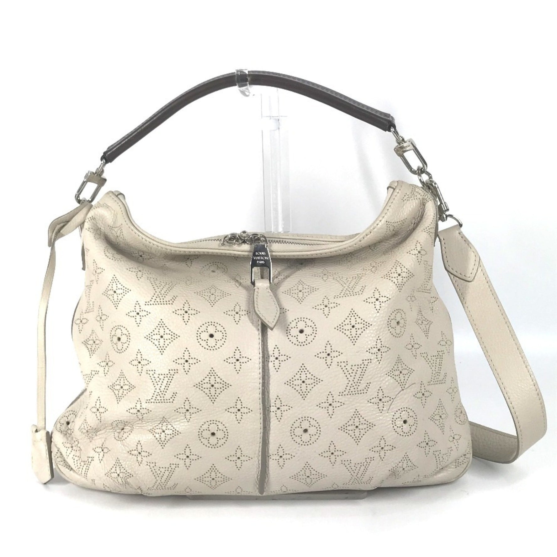 Louis Vuitton Monogram Mahina Selene PM Bag, Crossbody, Handbag, Tote Shoulder Leather
