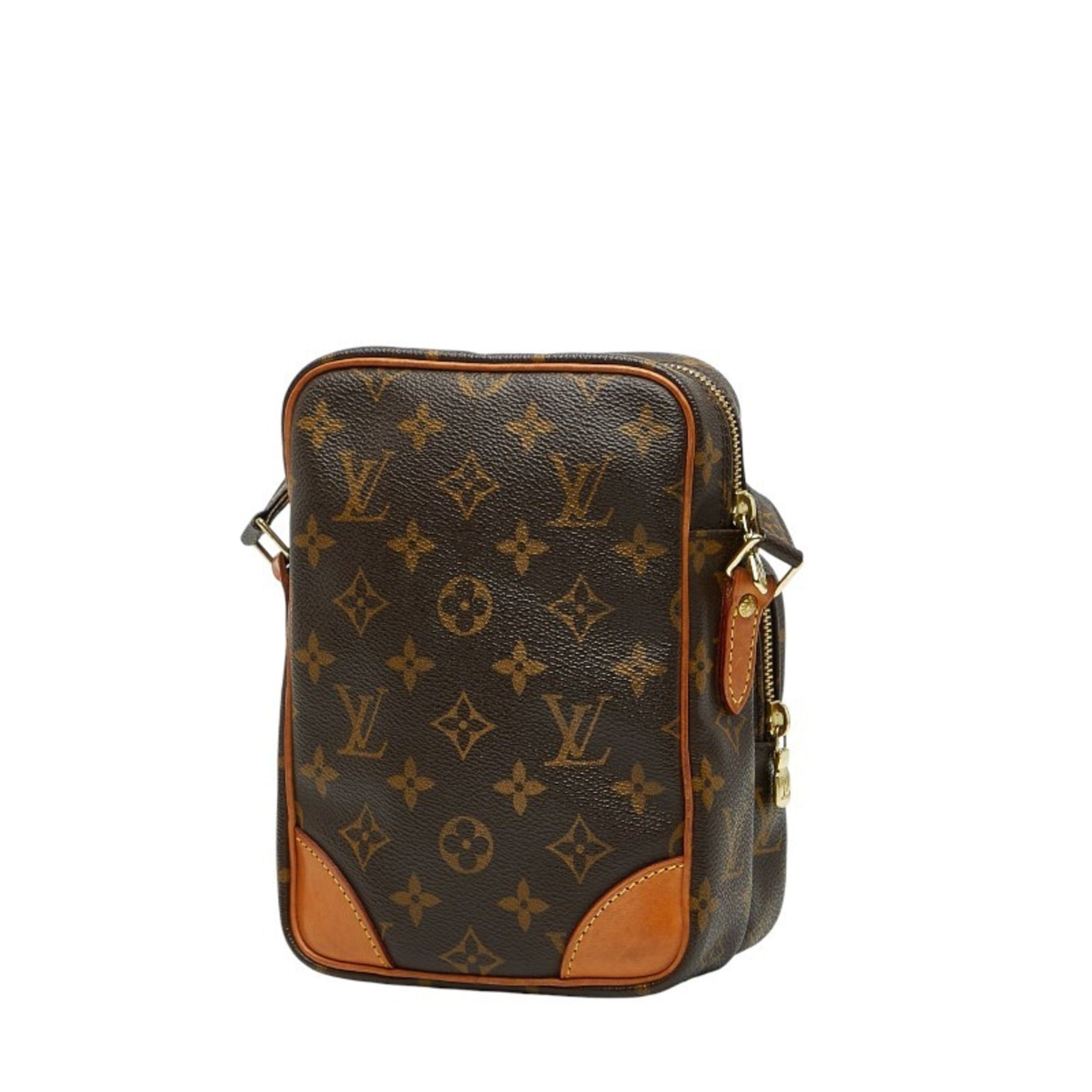 Louis Vuitton Monogram Amazon Crossbody Shoulder Bag Brown Leather LOUIS VUITTON