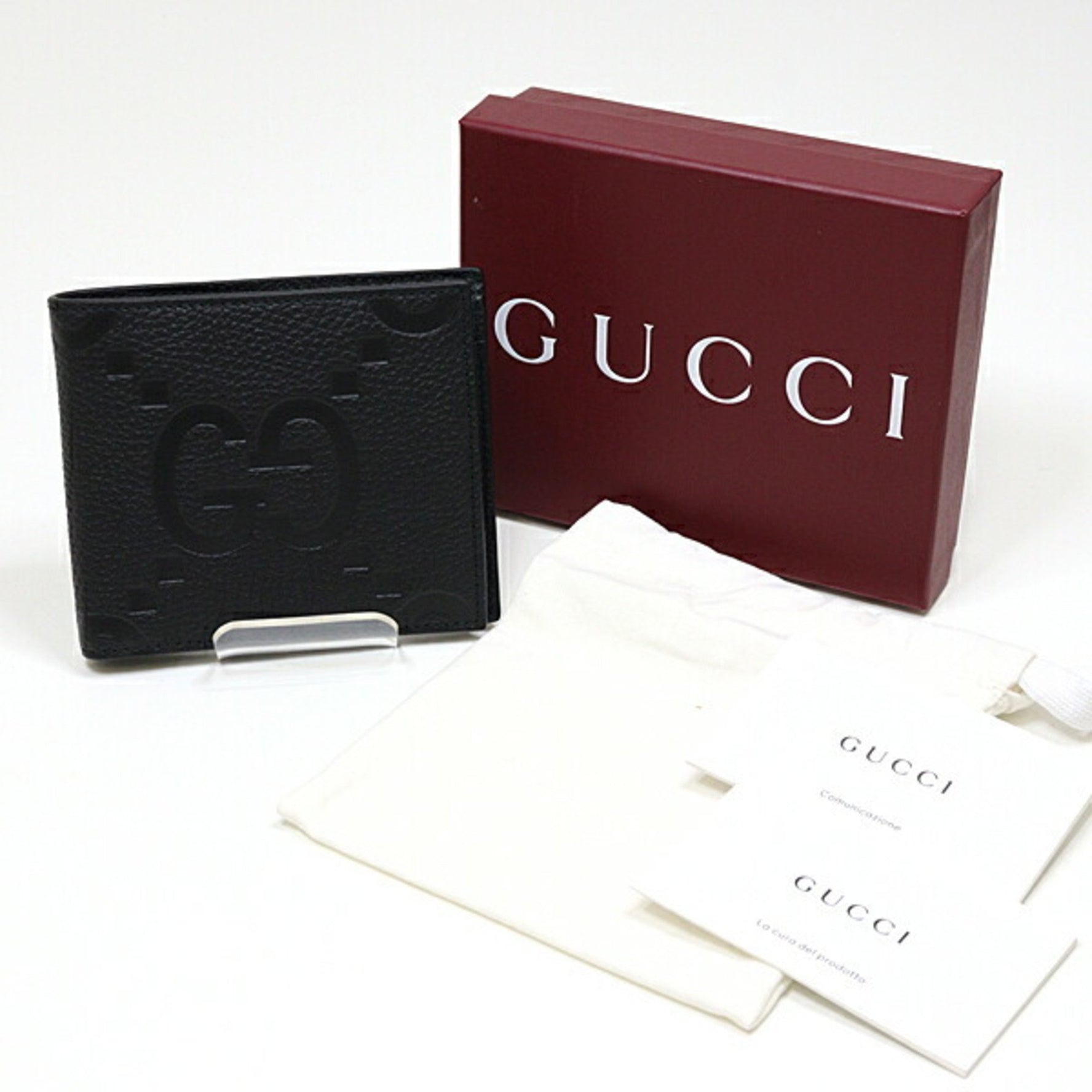 GUCCI Jumbo GG Coin Wallet Bi-fold Unused