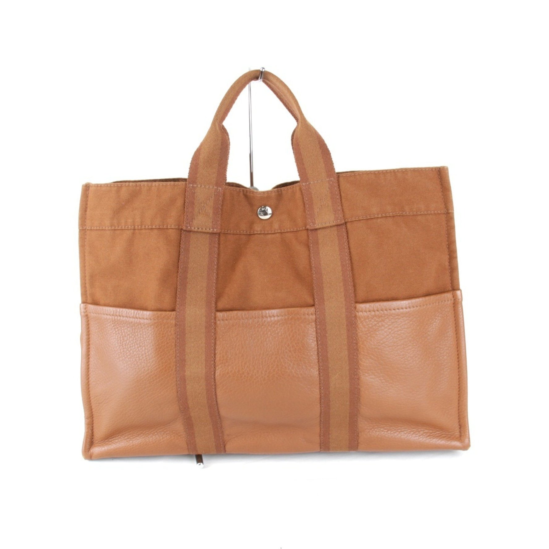 HERMES handbag cotton ladies