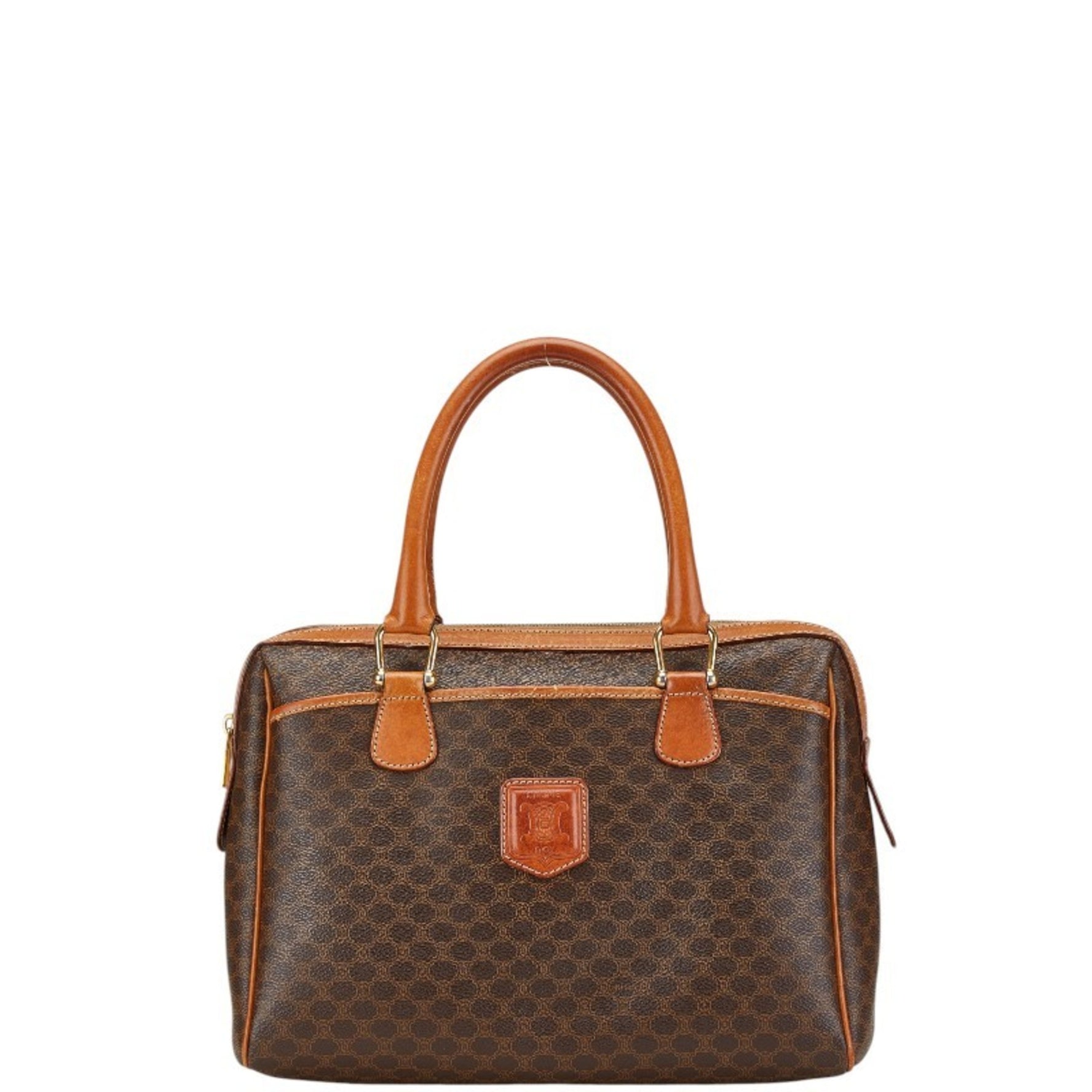 Celine Macadam Handbag PVC Leather