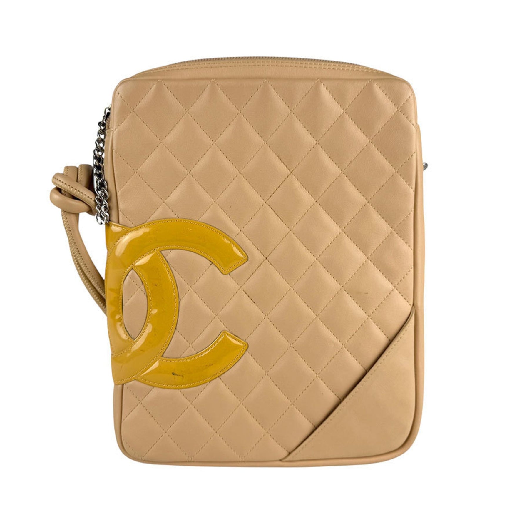 CHANEL Cambon Line Shoulder Bag, Leather