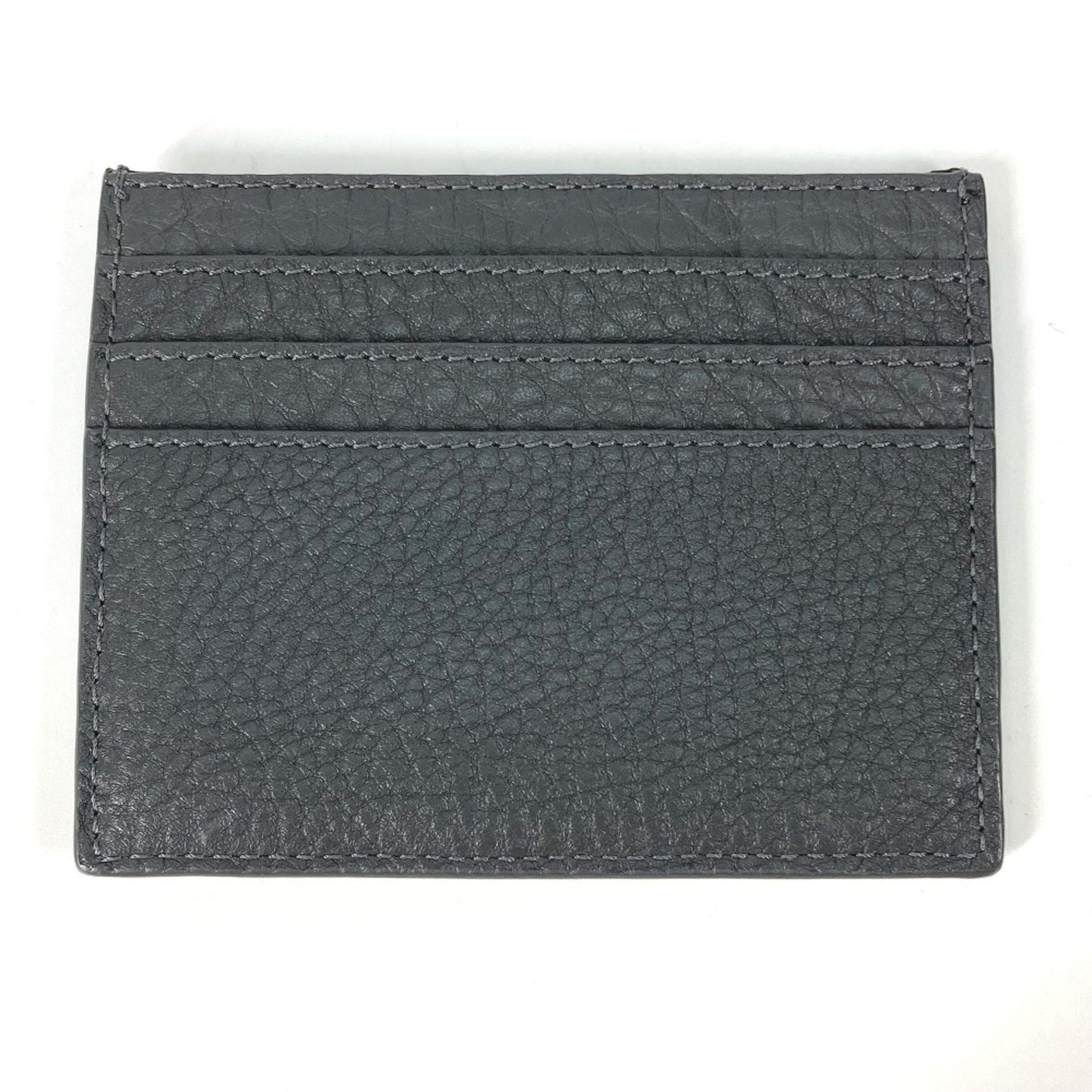 Fendi Logo Bicolor Pass case Card Case Based White