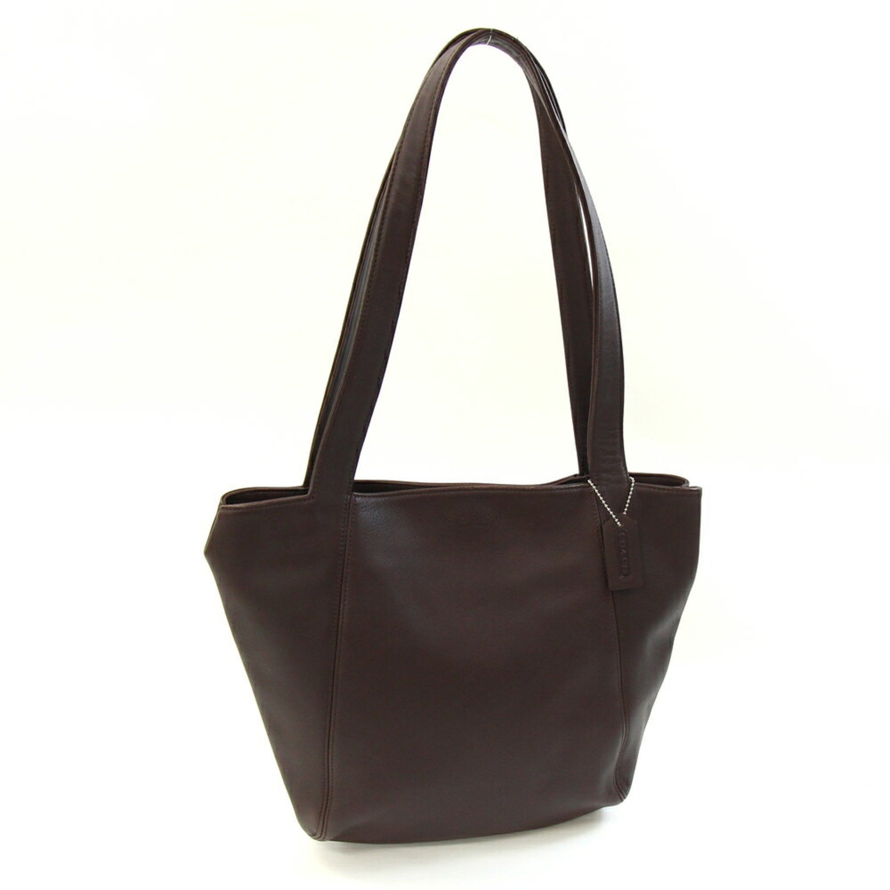 Coach 4181 dark brown leather tote bag, all leather, old