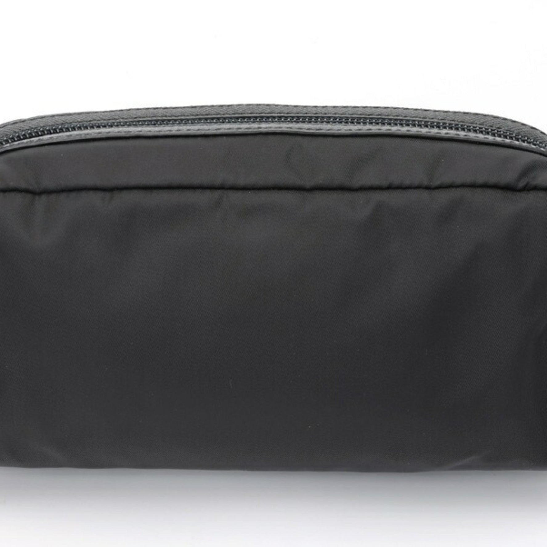 PRADA Re-Nylon x Saffiano Leather Necessaire Pouch Travel Nylon (Nero)