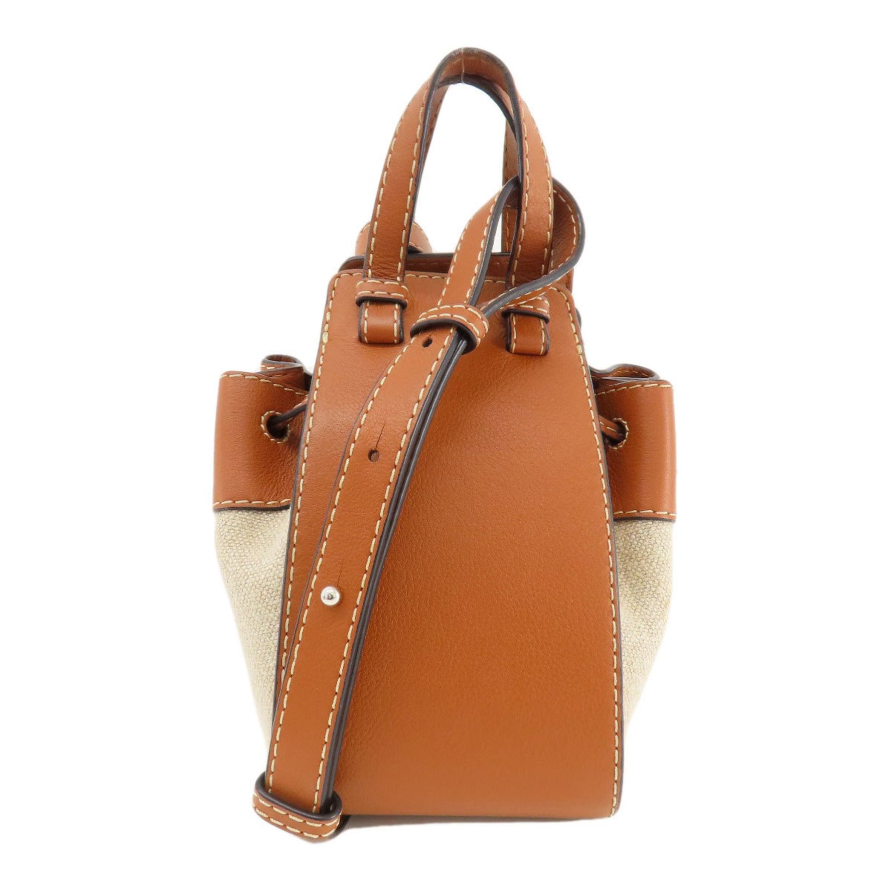 Loewe Hammock Handbag Canvas Calfskin